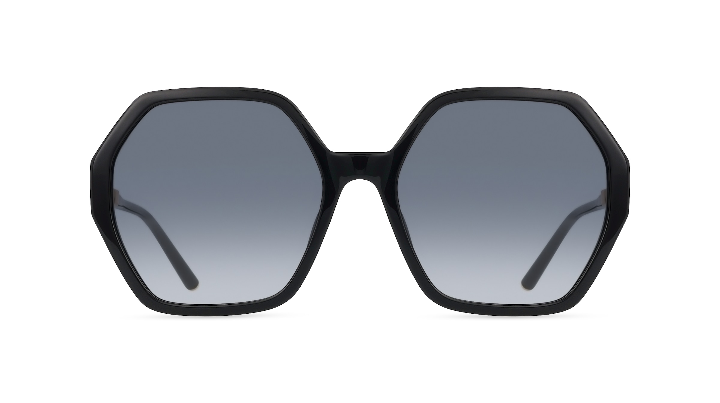 Escada ESCSESD47 Damen-Sonnenbrille Vollrand Achteckig Kunststoff-Gestell, schwarz