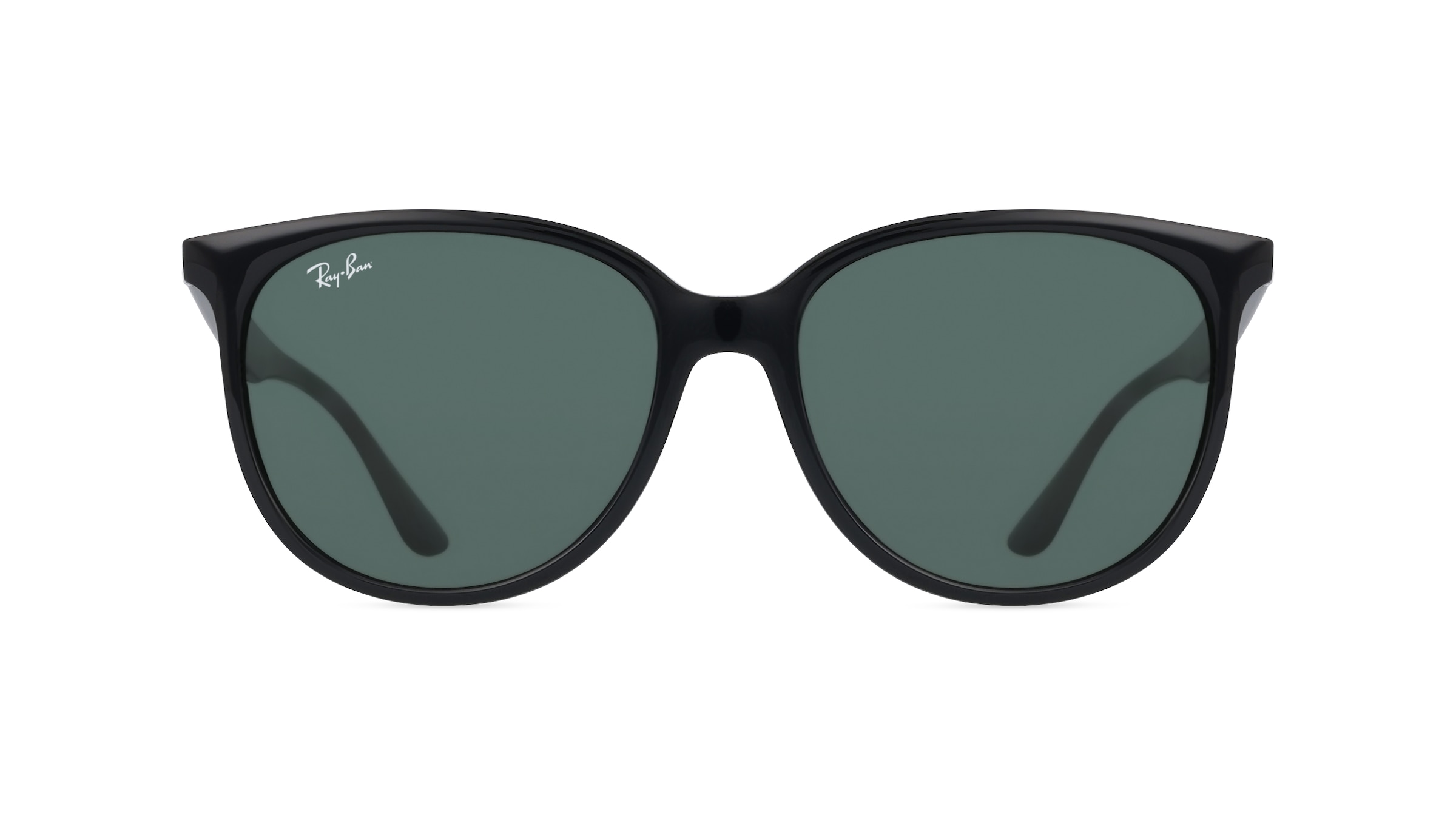 Ray-Ban RB4378 Damen-Sonnenbrille Vollrand Eckig Kunststoff-Gestell, schwarz