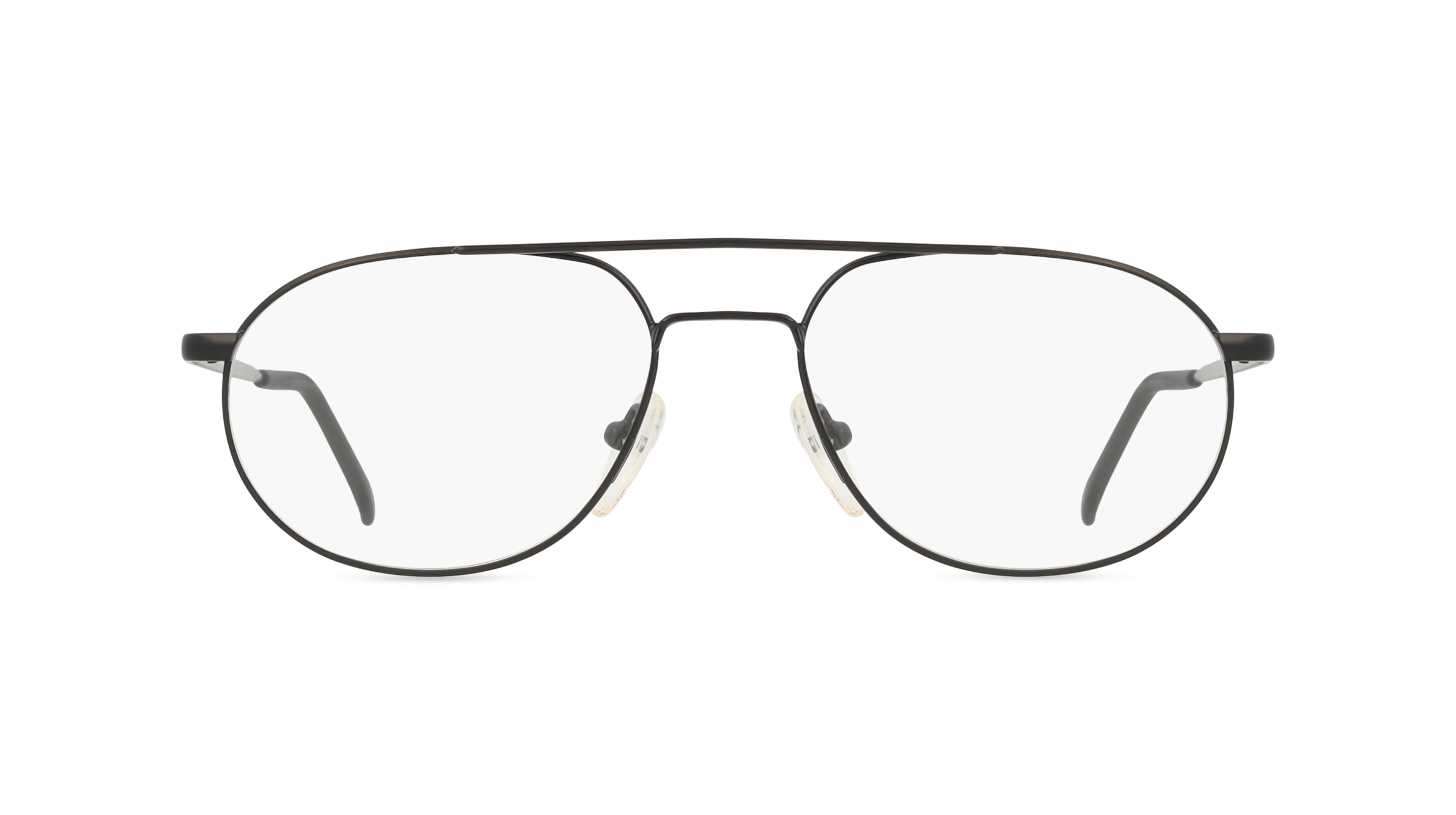 Fielmann MC 176 TR Herren-Brille inkl. Gläser Vollrand Pilot Metall-Gestell 58mm/19mm/145mm, schwarz