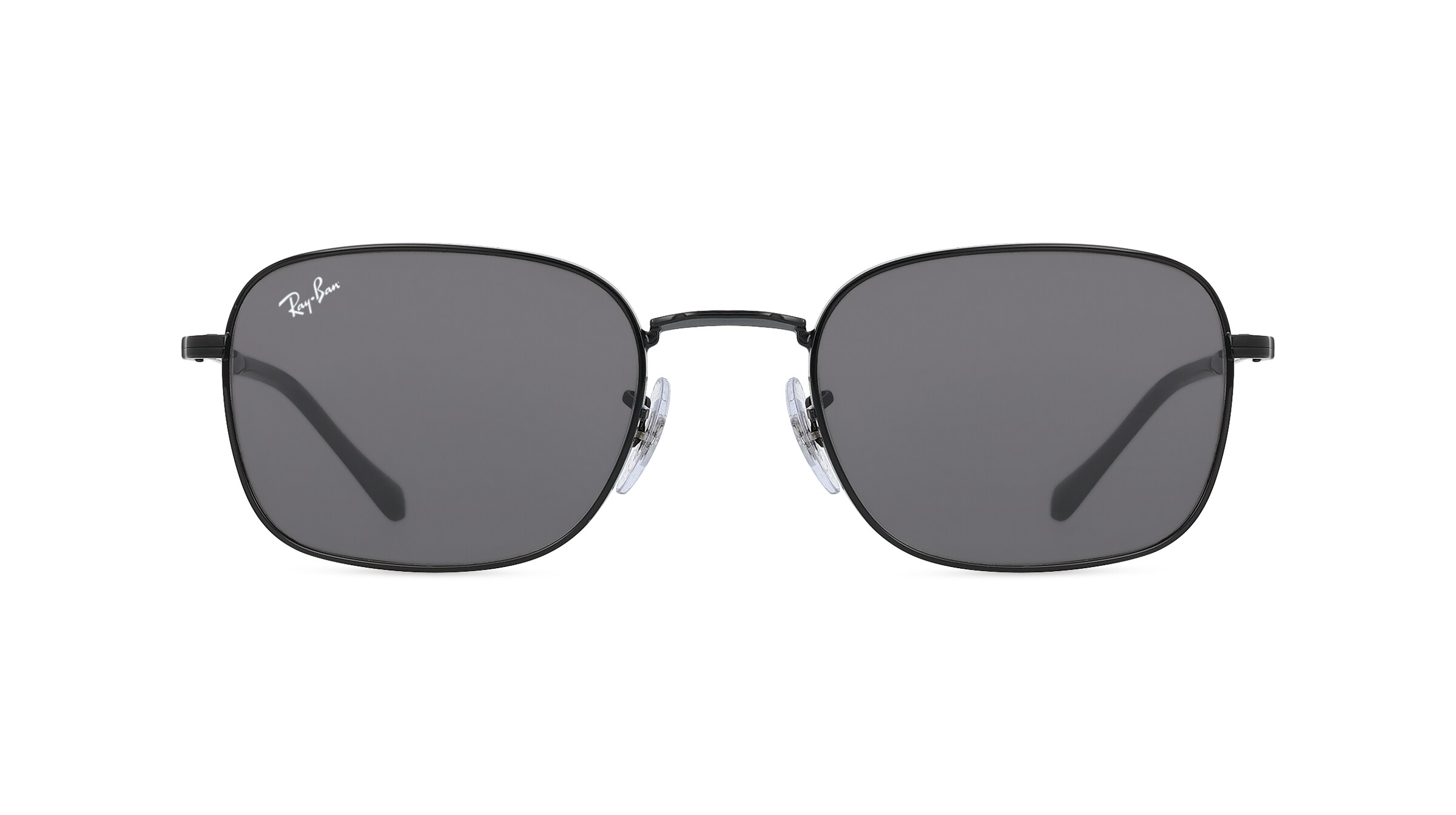 Ray-Ban RB 3706 Unisex-Sonnenbrille Vollrand Eckig Metall-Gestell, schwarz