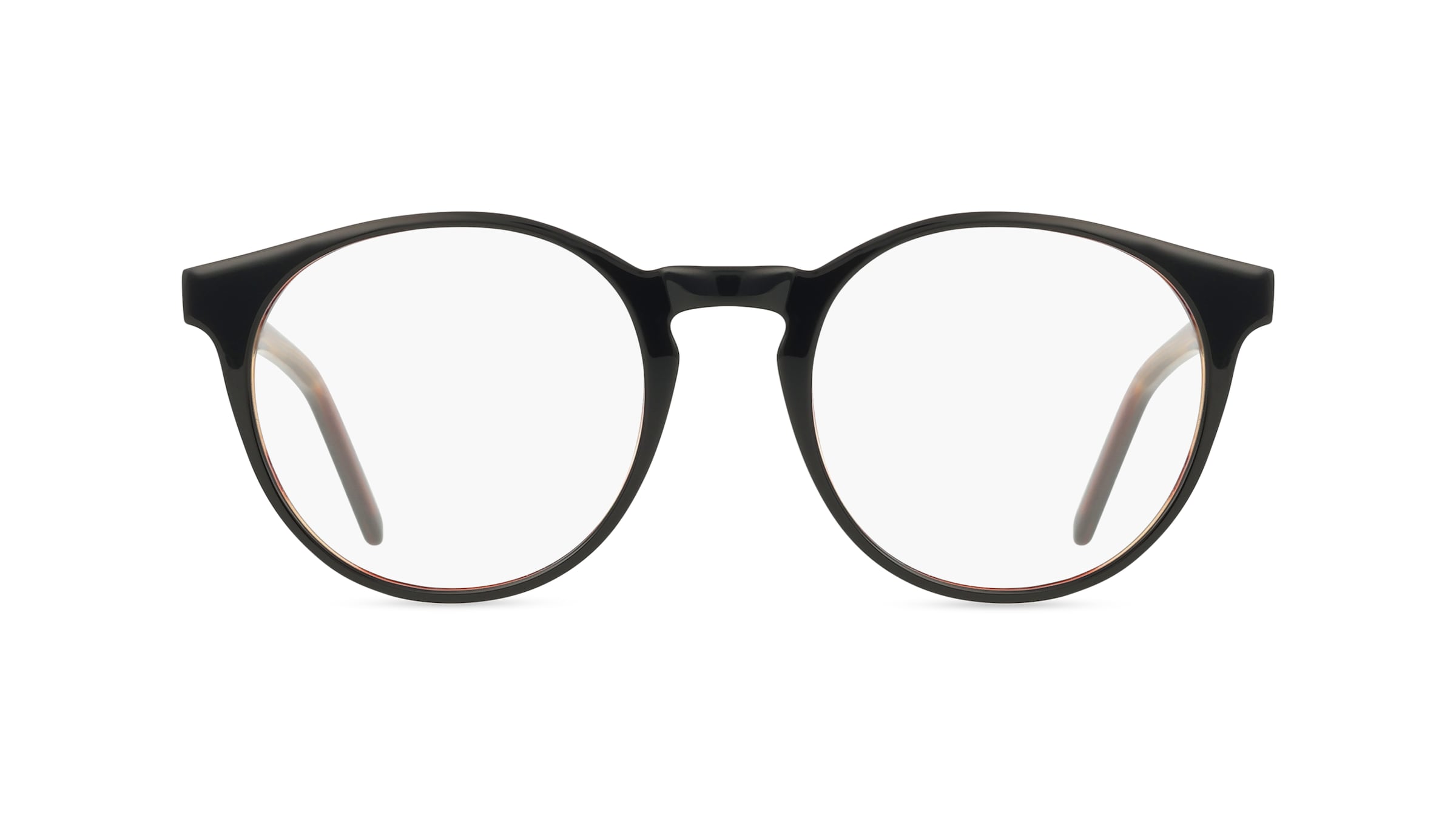 Hackett 328 Herren-Brille inkl. Gläser Vollrand Rund Acetat-Gestell 50mm/20mm/145mm, schwarz