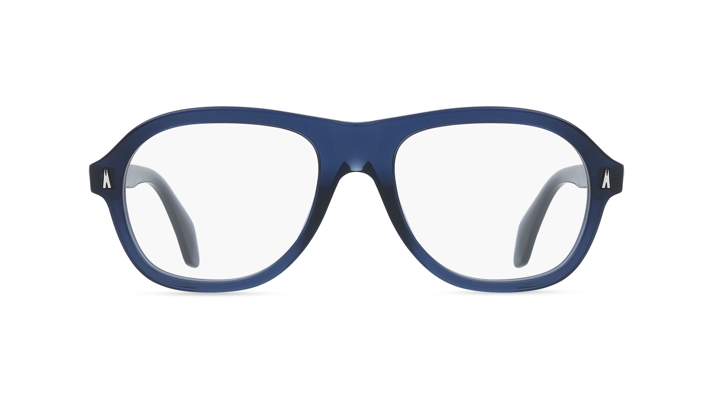 Moncler ME2025U Unisex-Brille inkl. Gläser Vollrand Quadratisch Acetat-Gestell 55/19/145, Blau