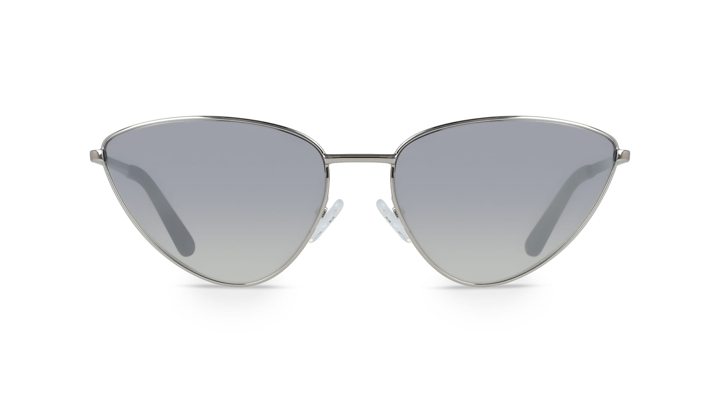 Fielmann MI 014 SUN FA/T Damen-Sonnenbrille Vollrand Butterfly Edelstahl-Gestell, grau