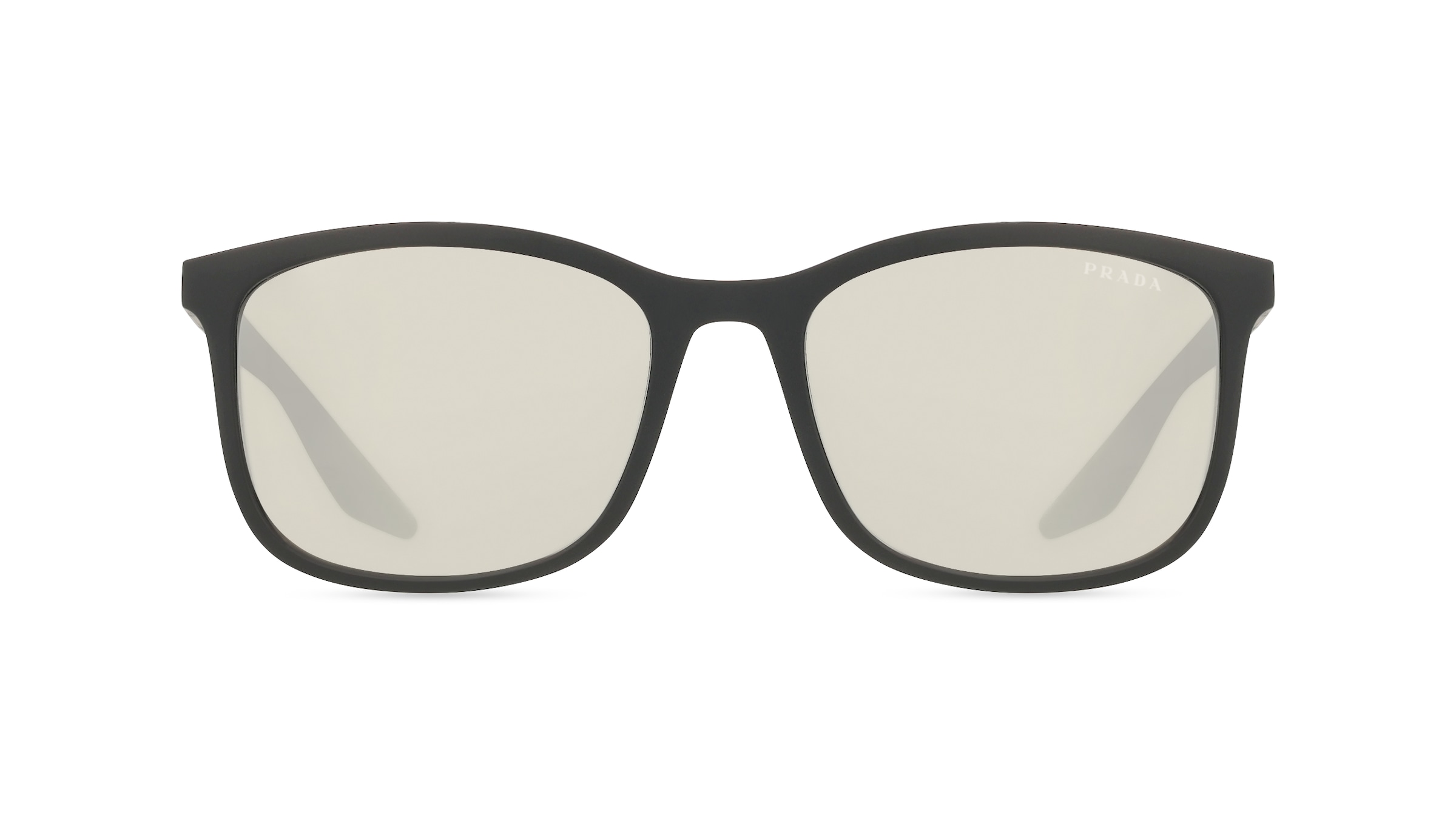 Prada Linea Rossa PSA08S Herren-Sonnenbrille Vollrand Pilot Kunststoff-Gestell, schwarz