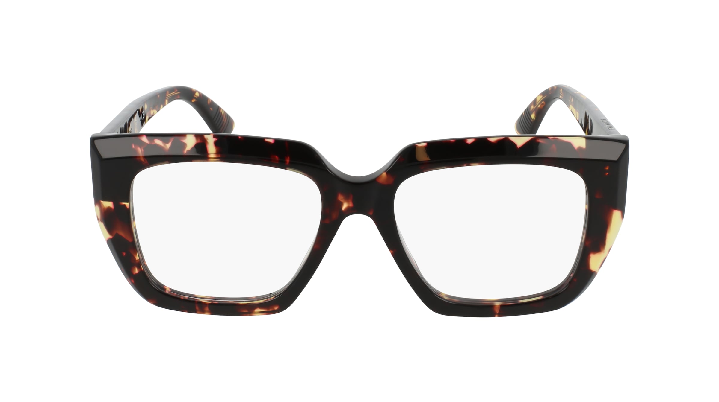 Bottega Veneta BV1032O Damen-Brille inkl. Gläser Vollrand Eckig Acetat-Gestell 52/18/145, Havanna