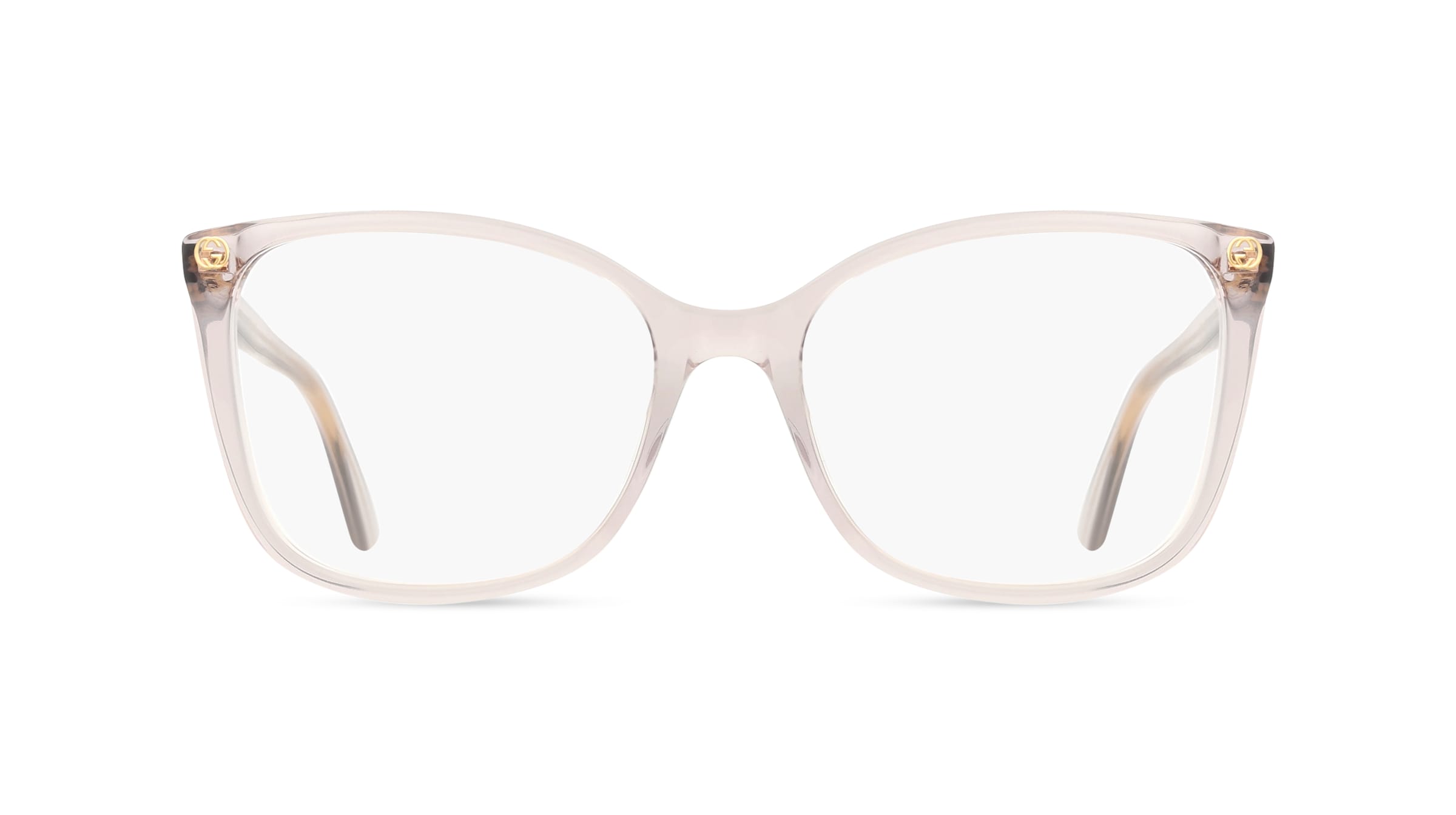 Gucci GG0026O ULTRALIGHT Damen-Brille inkl. Gläser Vollrand Butterfly Kunststoff-Gestell 53mm/17mm/140mm, grau