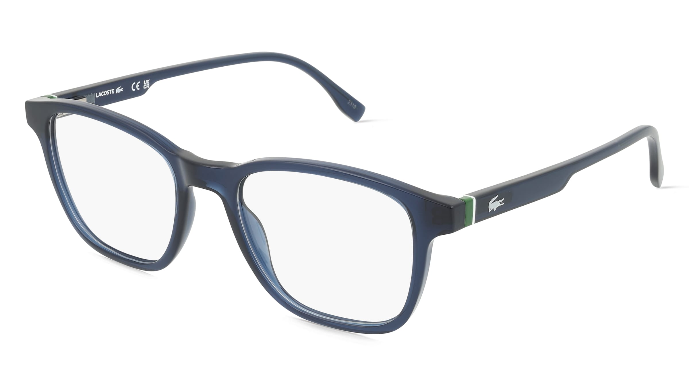 Lacoste L2949 Unisex-Brille inkl. Gläser Vollrand Quadratisch Propionat-Gestell 52/19/145, Blau