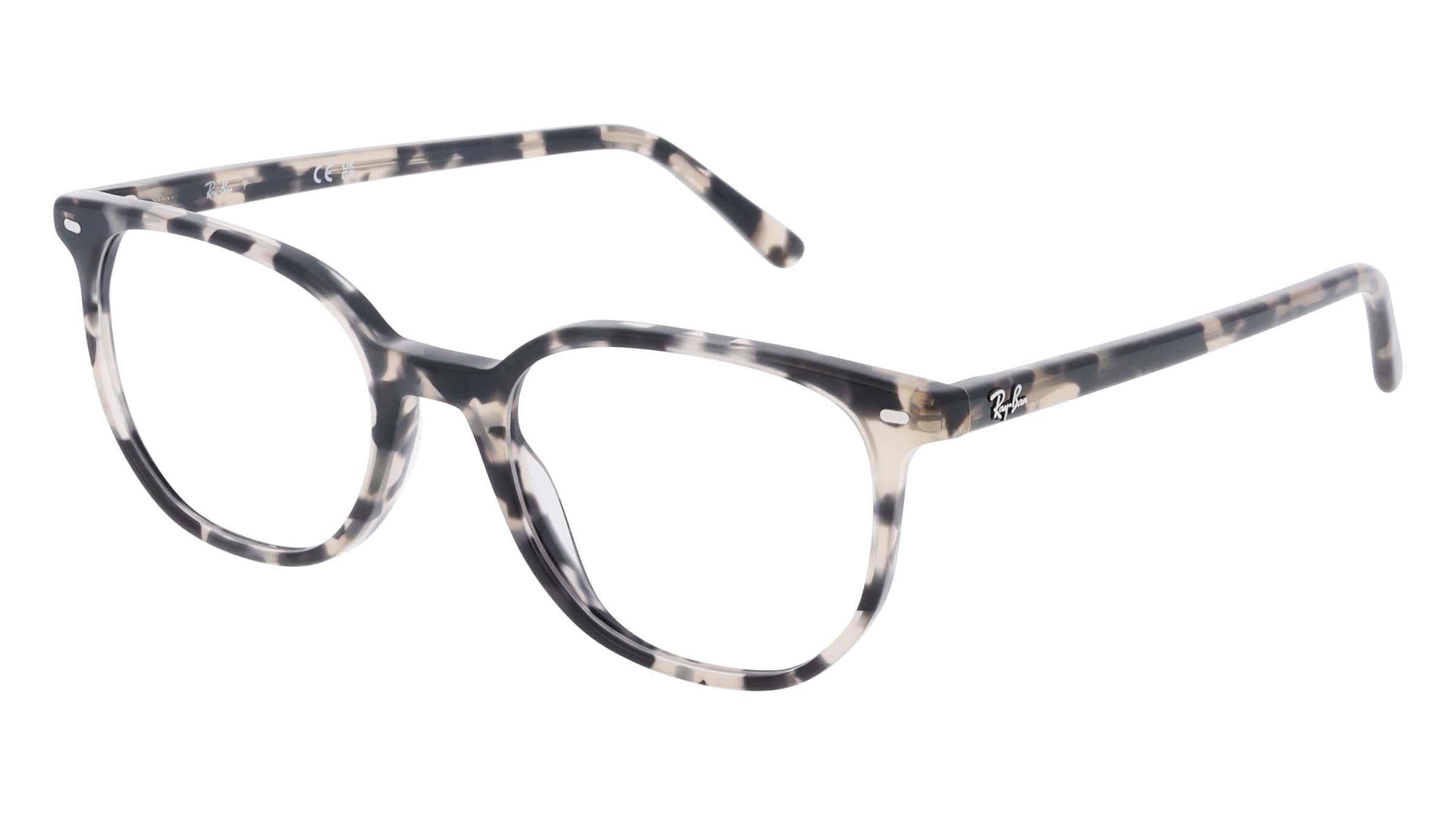 Ray-Ban RX5397 ELLIOT Unisex-Brille inkl. Gläser Vollrand Geometrisch Acetat-Gestell 50/19/145, Havanna