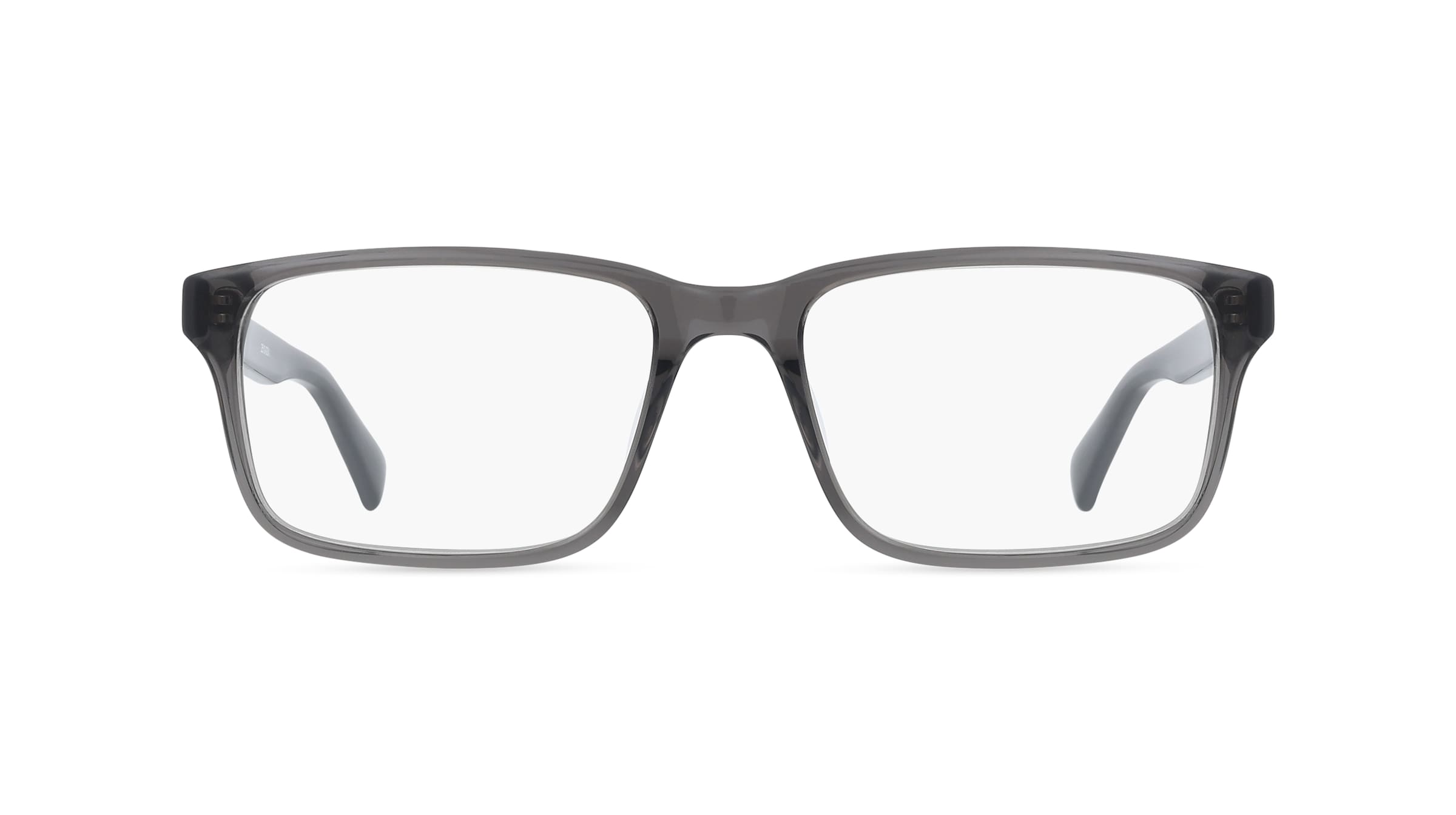 Nike NIKE 1001Y Unisex-Brille inkl. Gläser Vollrand Eckig Acetat-Gestell 53/17/140, Grau