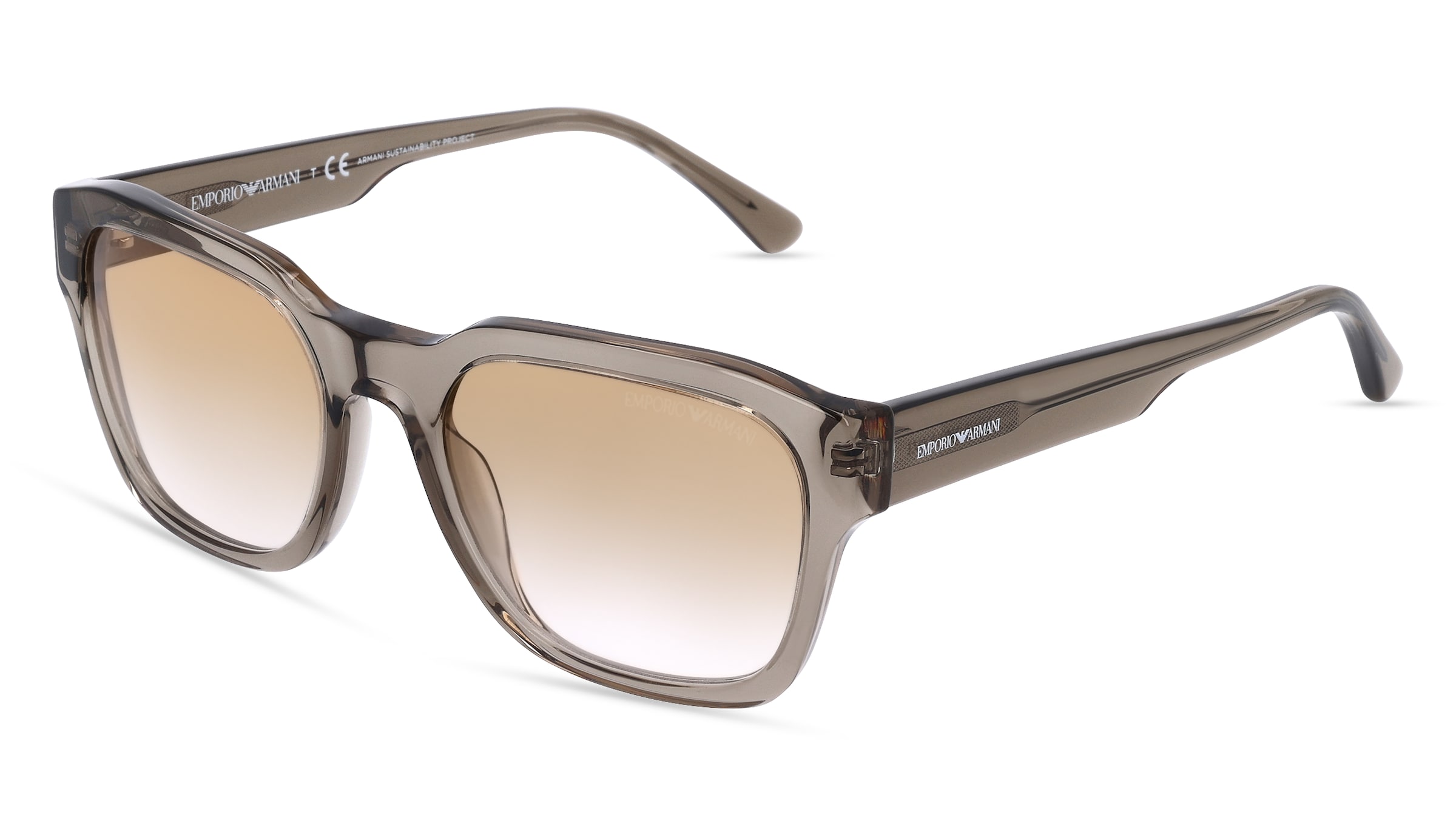 Luxottica Emporio Armani EA4175 Herren-Sonnenbrille Vollrand Eckig Acetat-Gestell, Grün