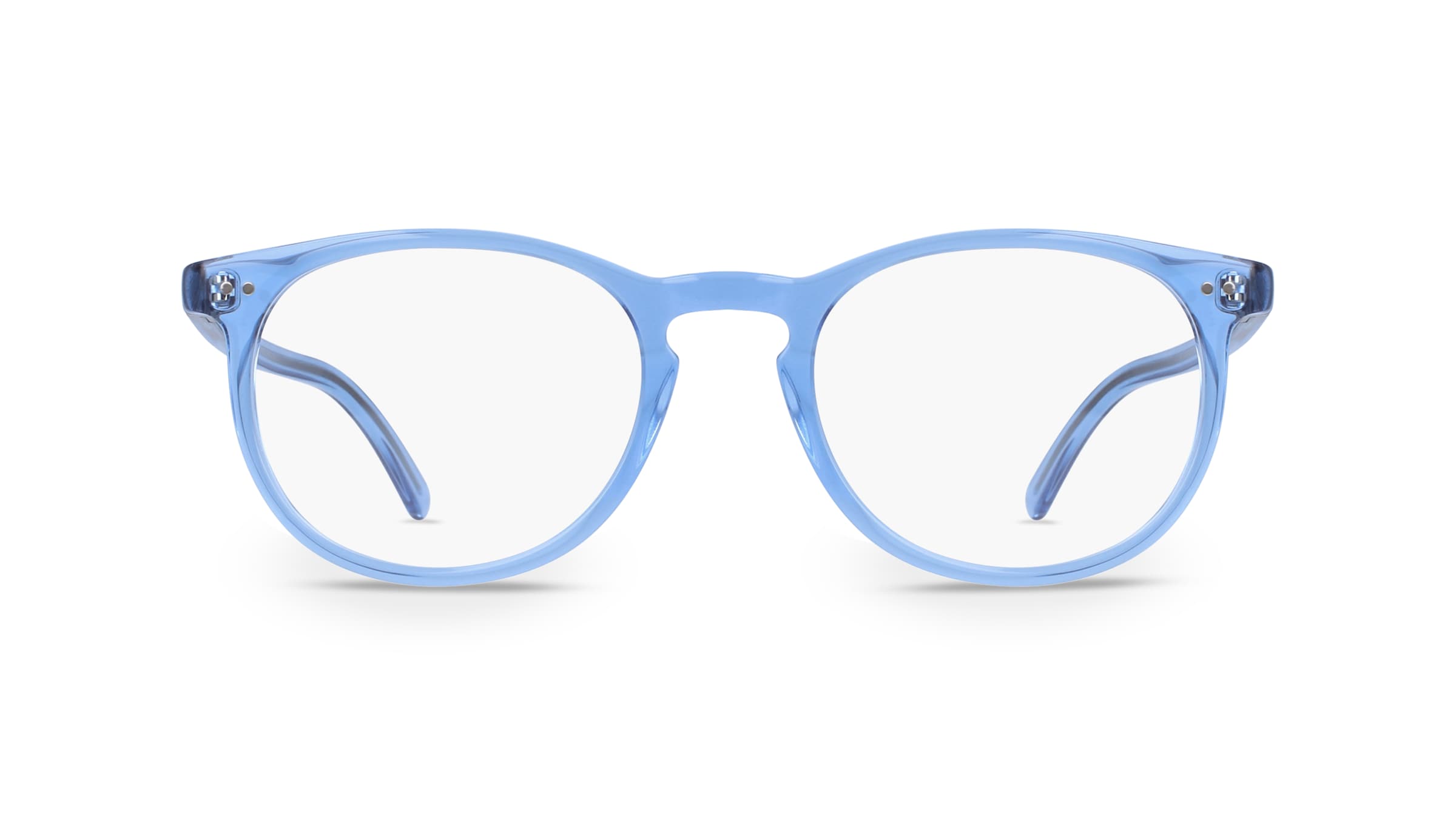 Fielmann OBRA 481 CL Unisex-Brille inkl. Gläser Vollrand Panto Acetat-Gestell 52mm/20mm/145mm, blau