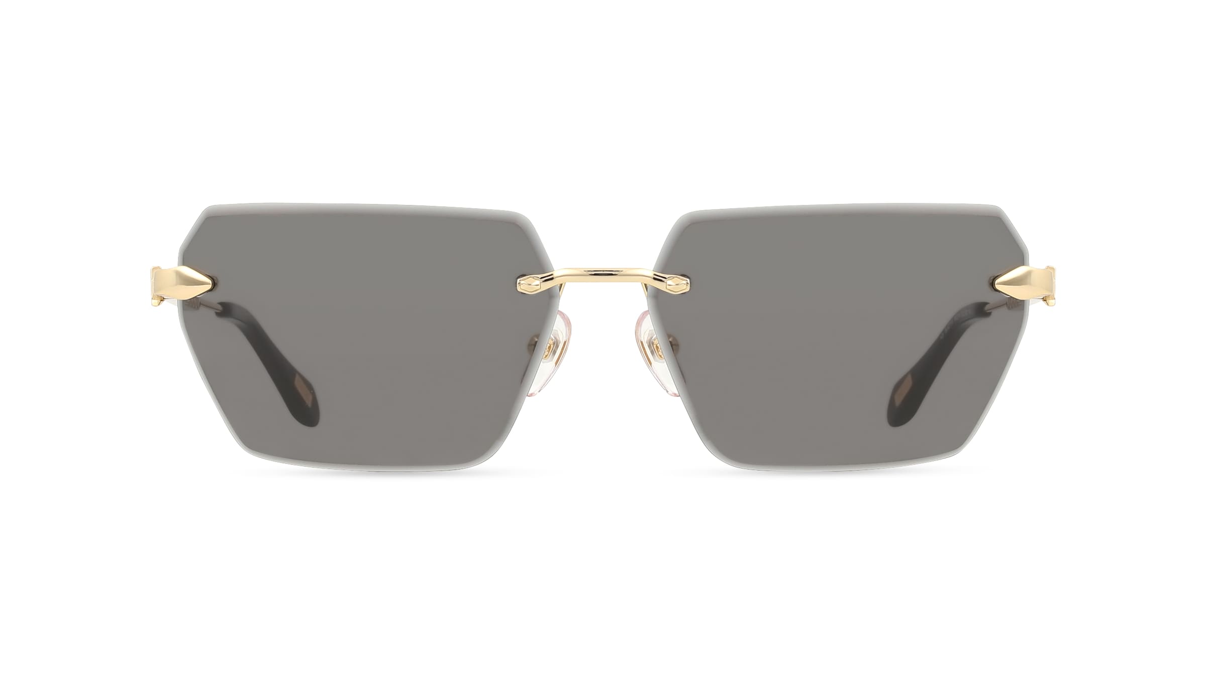 Just Cavalli SJC110 Damen-Sonnenbrille Vollrand Eckig Metall-Gestell, pink