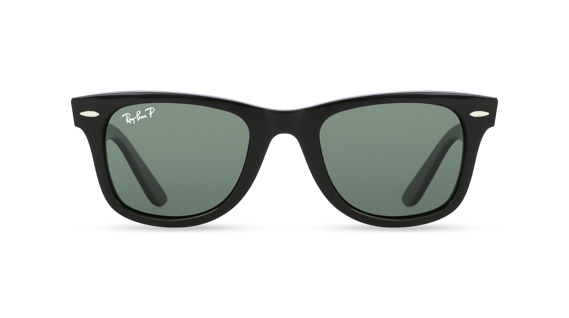 Ray-Ban RB 2140 WAYFARER Unisex-Sonnenbrille Vollrand Eckig Kunststoff-Gestell, schwarz