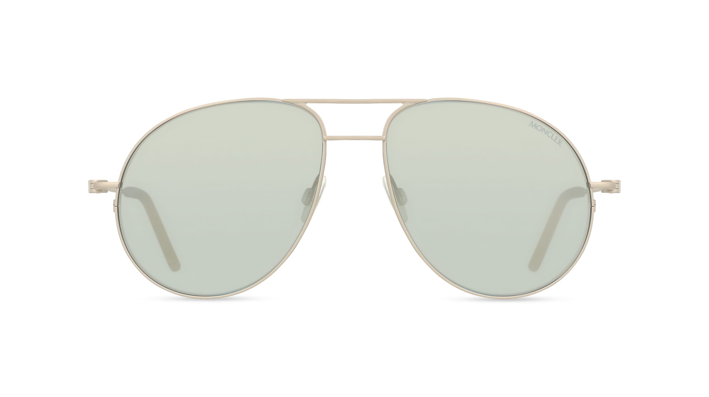 Moncler ME4002 FLYZE Unisex-Sonnenbrille Vollrand Pilot Metall-Gestell, grau