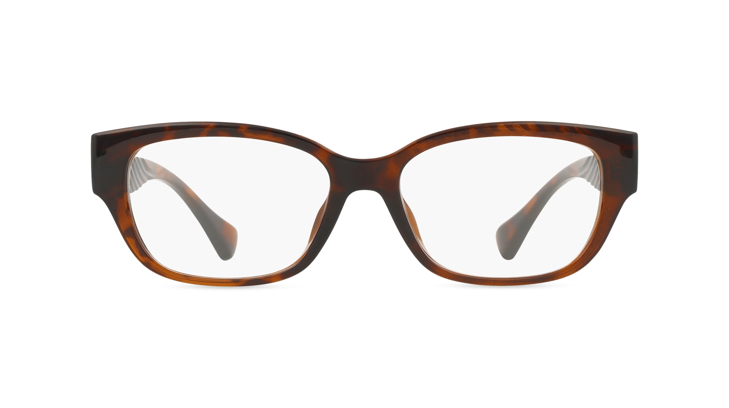 Ralph 0RA7165U Damen-Brille inkl. Gläser Vollrand Oval Acetat-Gestell 53mm/16mm/145mm, braun