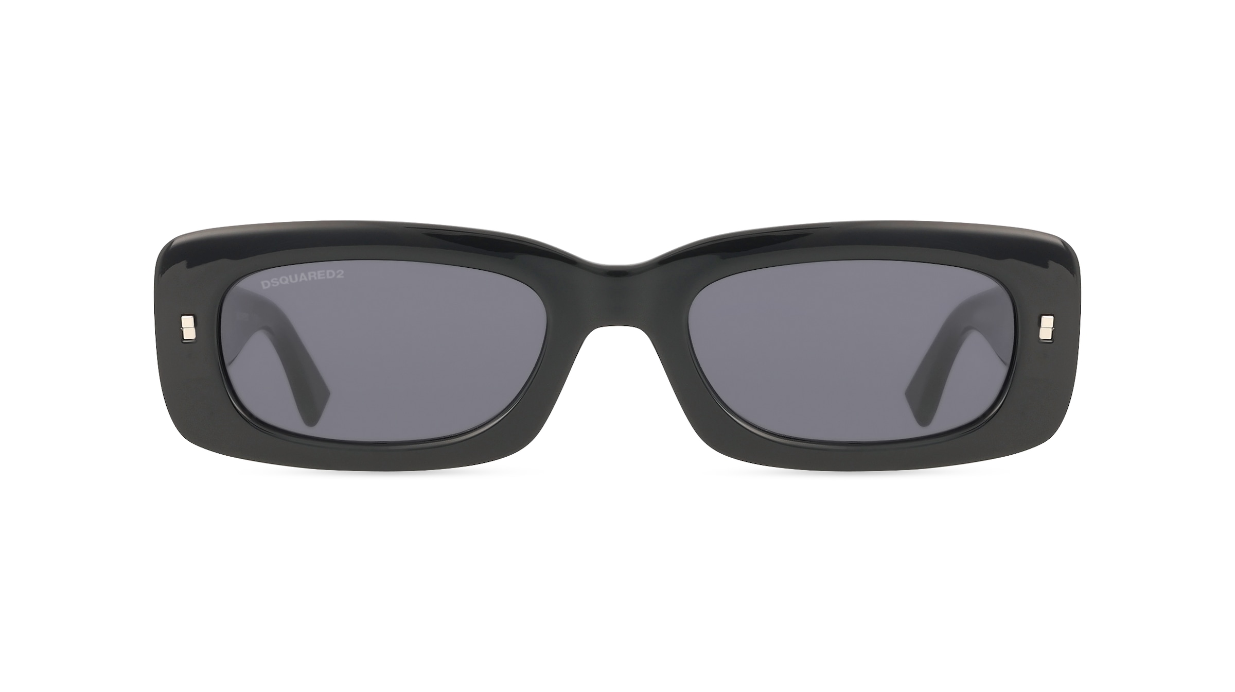 Dsquared2 207425 Damen-Sonnenbrille Vollrand Schmal Propionat-Gestell, schwarz