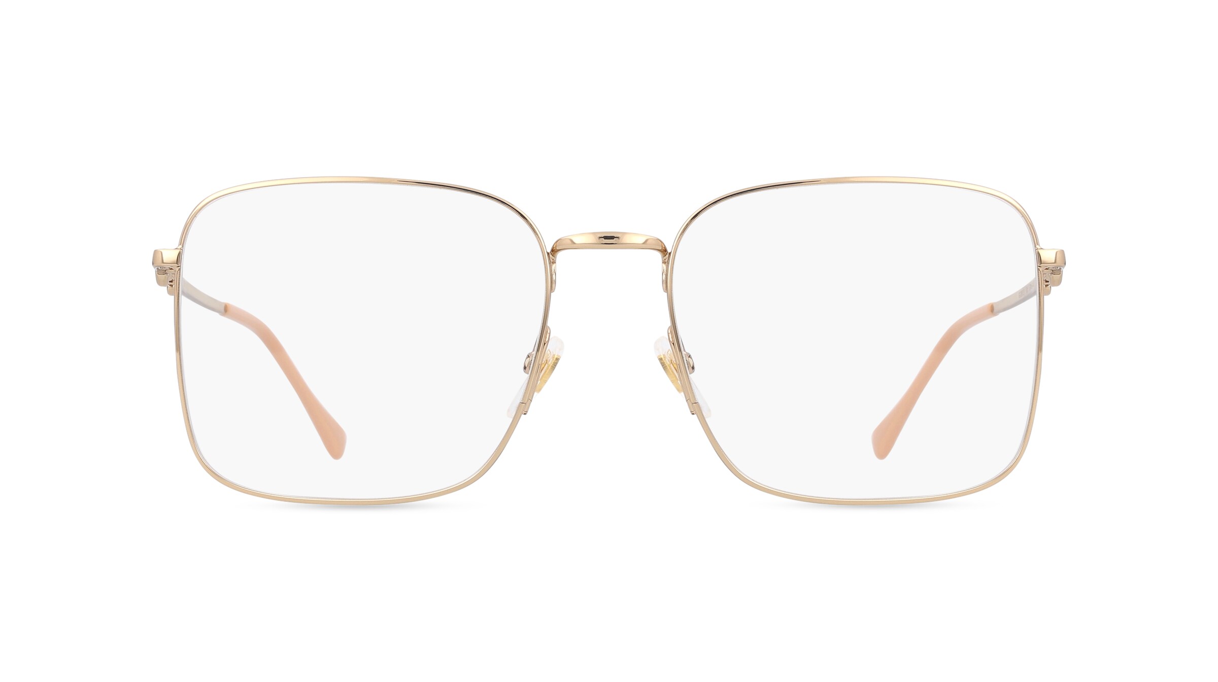 Gucci GG0951O Unisex-Brille inkl. Gläser Vollrand Eckig Metall-Gestell 57mm/19mm/145mm, gold