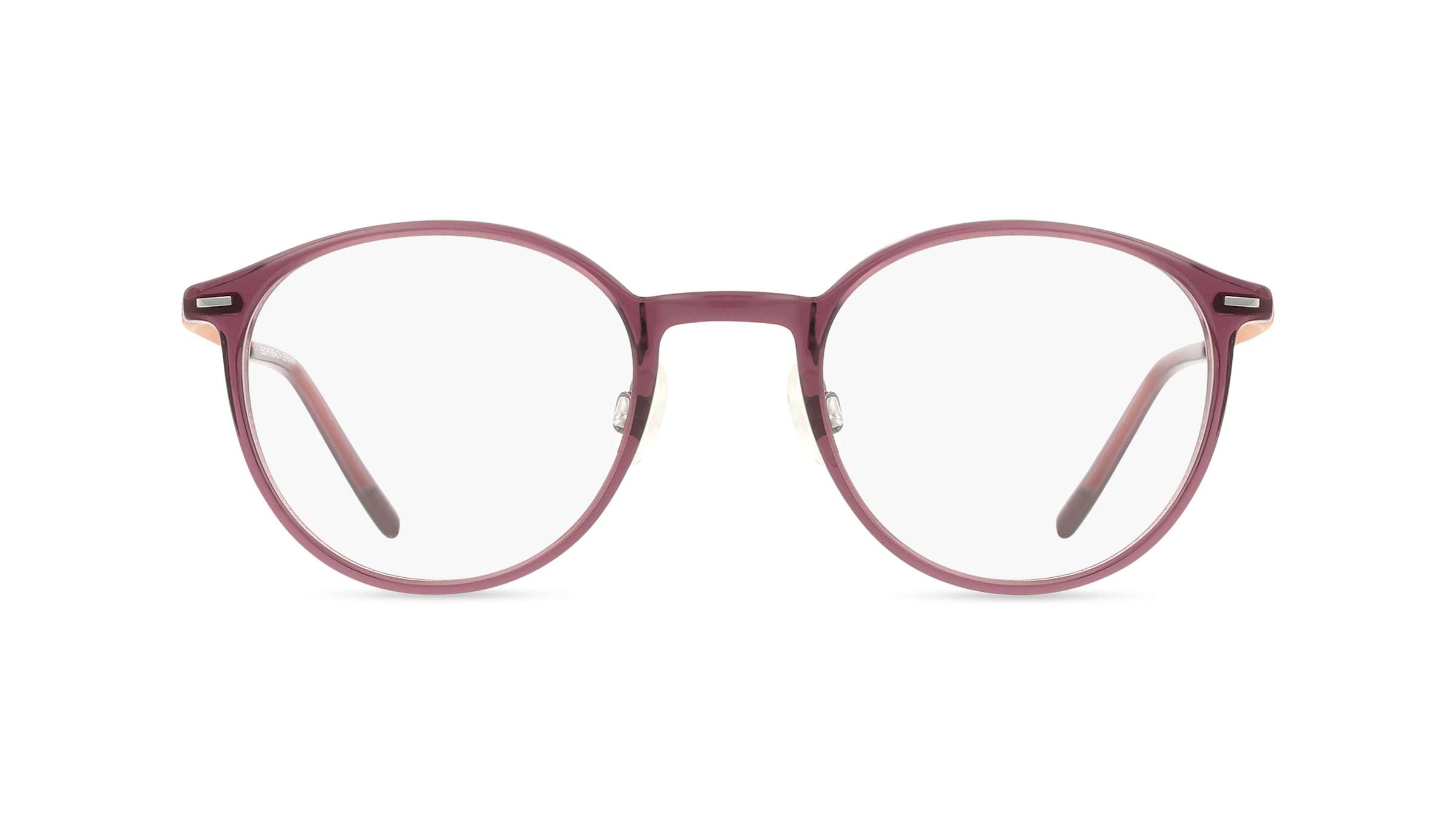 Humphrey's 581151 Unisex-Brille inkl. Gläser Vollrand Panto Acetat-Gestell 48mm/20mm/140mm, lila