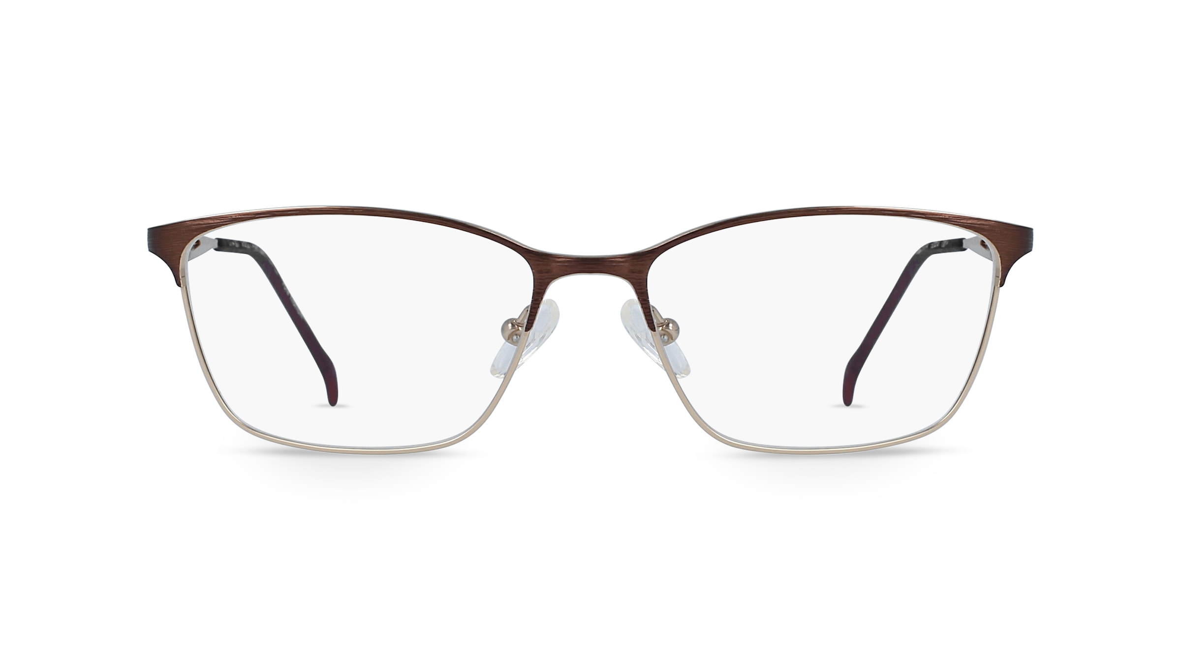 Fielmann COMFORT 085 FLEX CL Damen-Brille inkl. Gläser Vollrand Butterfly Titan-Gestell 52mm/14mm/130mm, braun