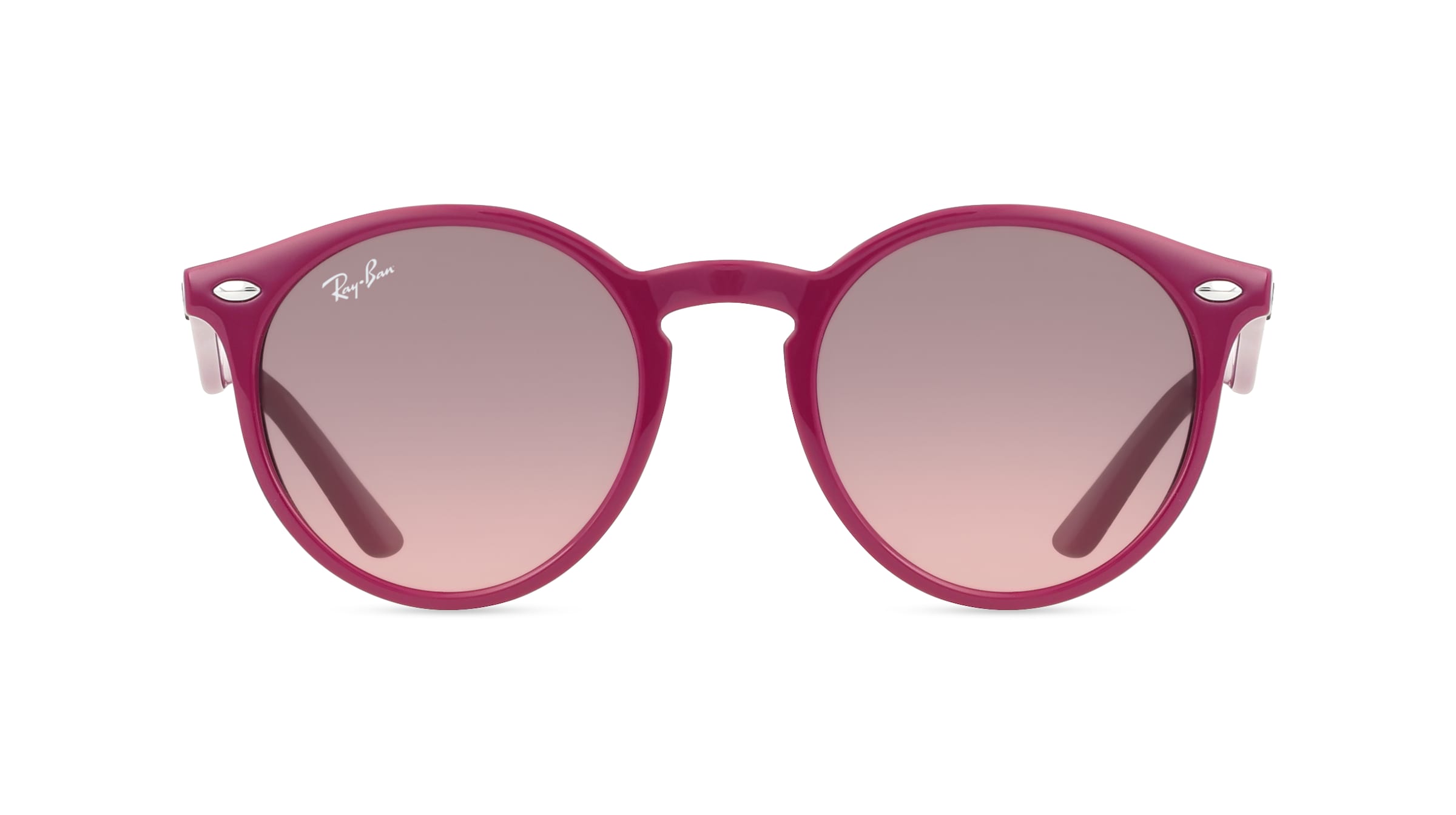 Ray-Ban Junior RJ9064S Jugend-Sonnenbrille Vollrand Panto Acetat-Gestell, rot