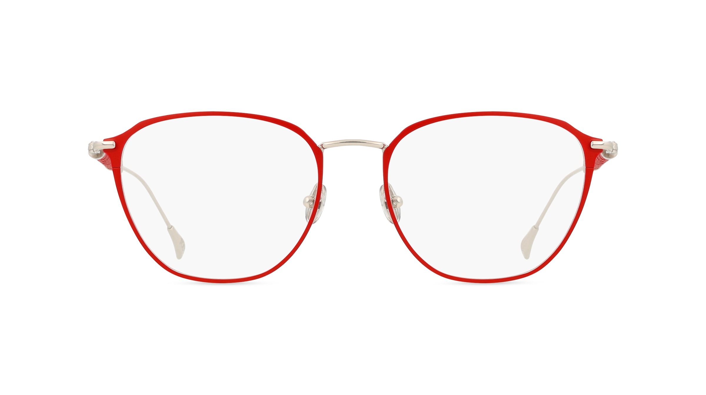 Tod's TO5236 Unisex-Brille inkl. Gläser Vollrand Rund Metall-Gestell 52mm/17mm/140mm, rot