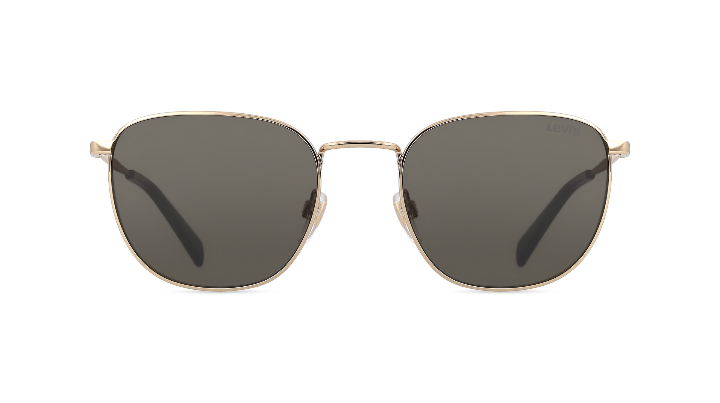 Levi's LV 1029/S Unisex-Sonnenbrille Vollrand Panto Metall-Gestell, gold