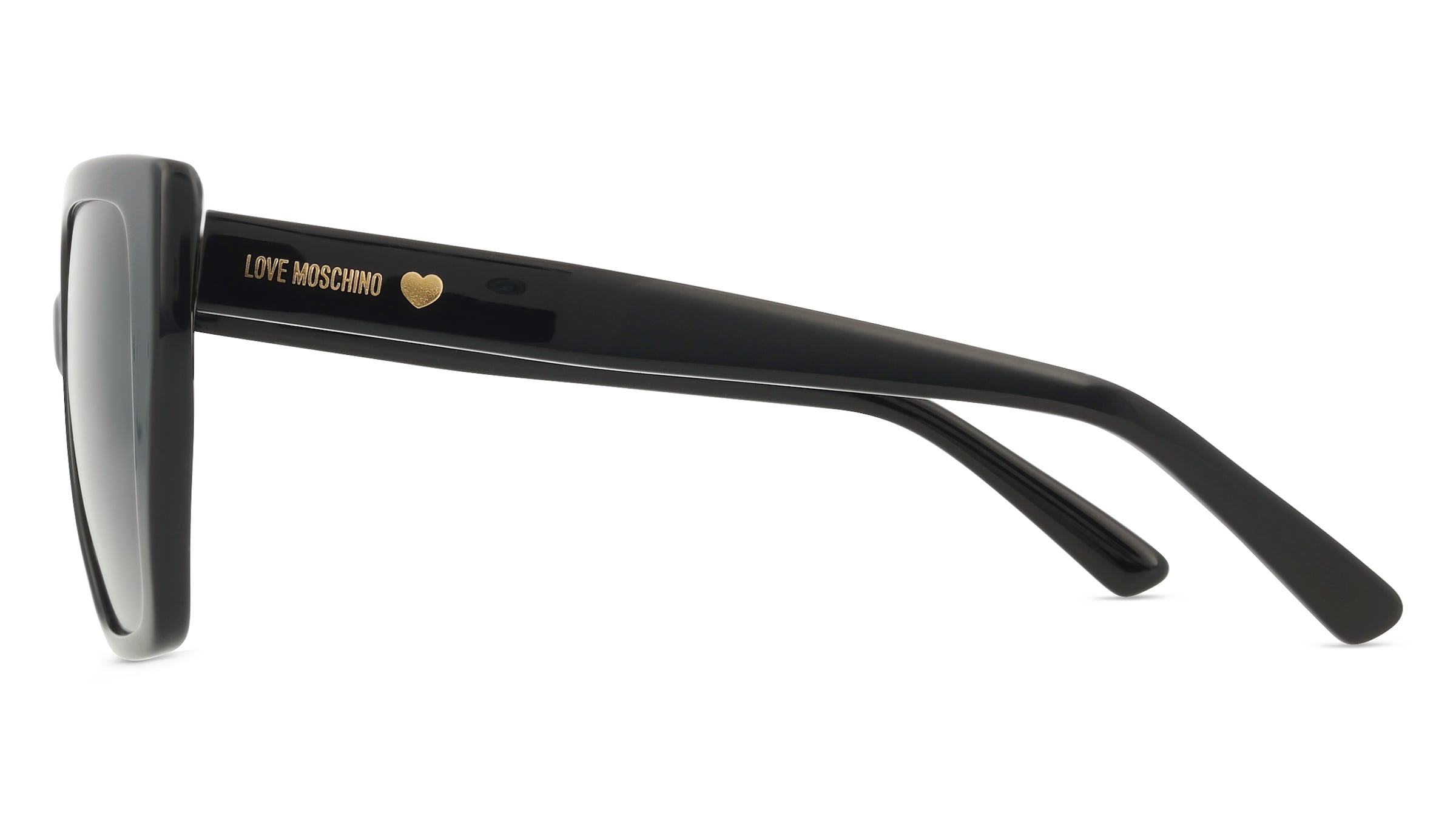 Thumbnail - Moschino MOL088/S Damen-Sonnenbrille Vollrand Eckig Acetat-Gestell, schwarz