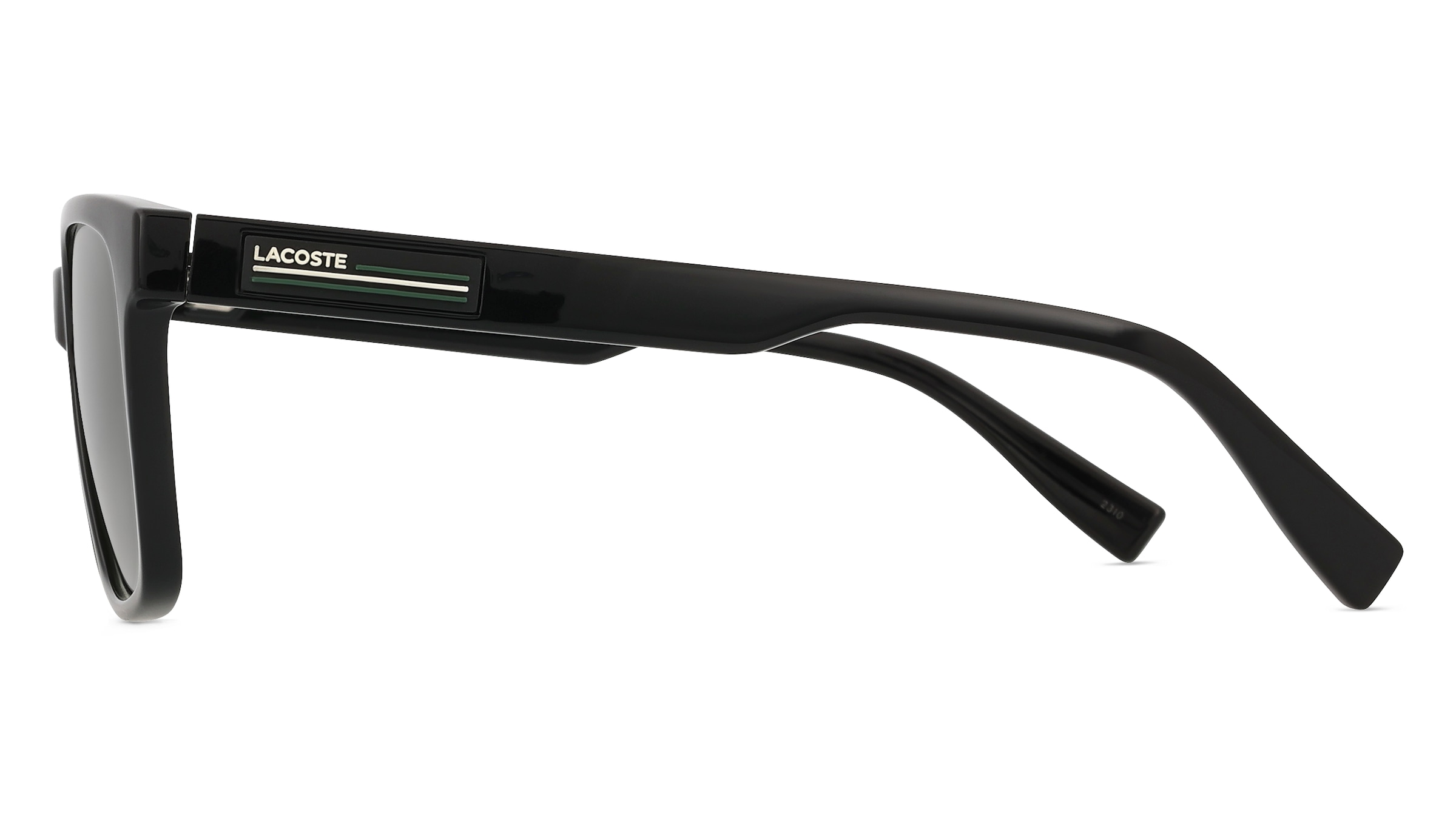 Thumbnail - Lacoste L6028S Herren-Sonnenbrille Vollrand Eckig Bio-Kunststoff-Gestell, schwarz