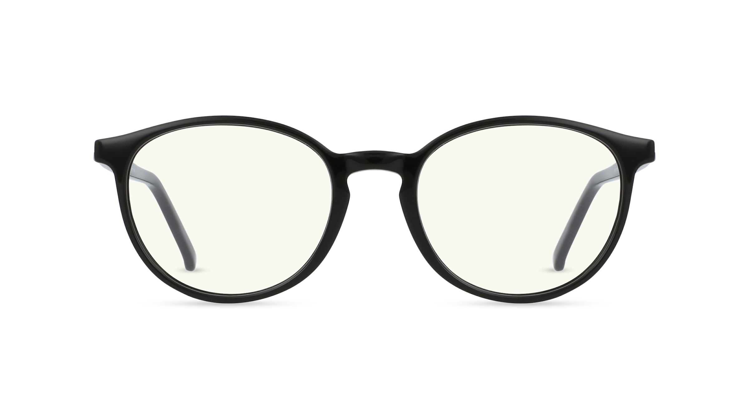 Fielmann JIL 005 BL Unisex-Blaulichtfilterbrille ohne Sehstärke Vollrand Panto Acetat-Gestell, Transparent