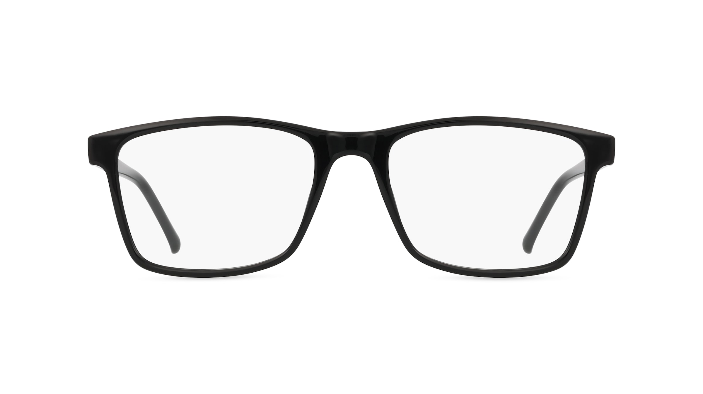 Fielmann BD 544 CL Herren-Brille inkl. Gläser Vollrand Eckig Propionat-Gestell 56mm/19mm/145mm, Schwarz