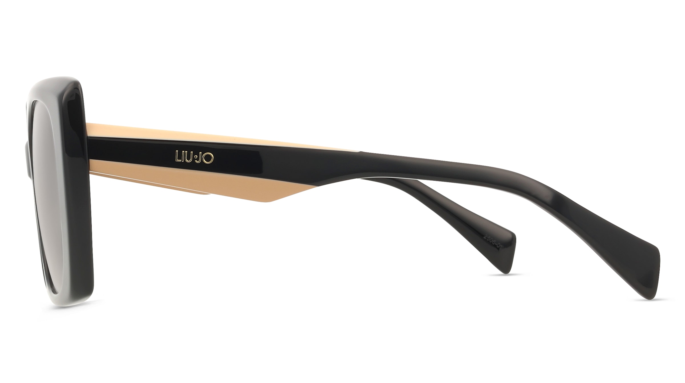 Thumbnail - Liu Jo LJ819S Damen-Sonnenbrille Vollrand Quadratisch Acetat-Gestell, schwarz