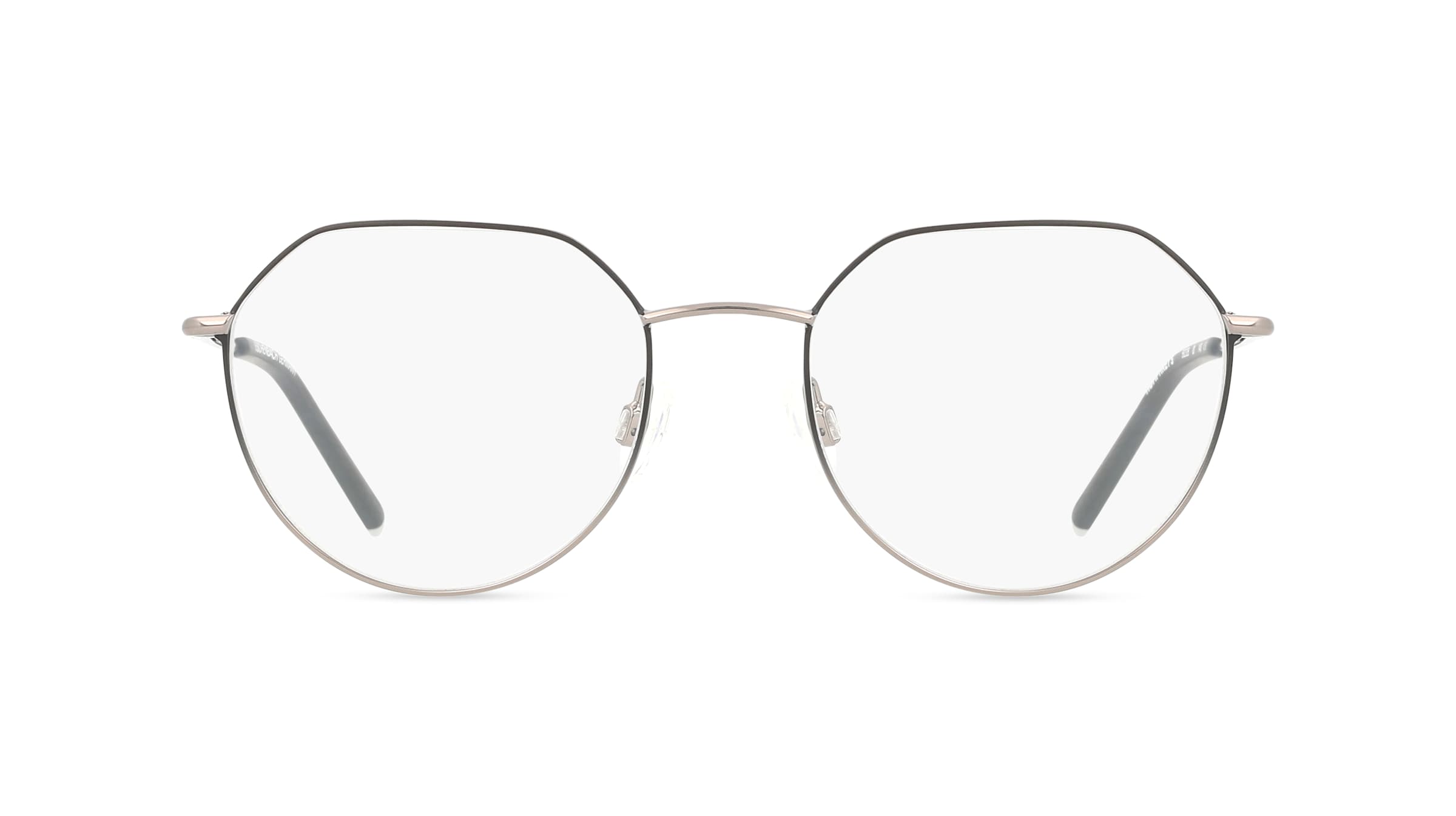 HUMPHREY’S eyewear 582326 Damen-Brille inkl. Gläser Vollrand Panto Metall-Gestell 49mm/18mm/140mm, grau