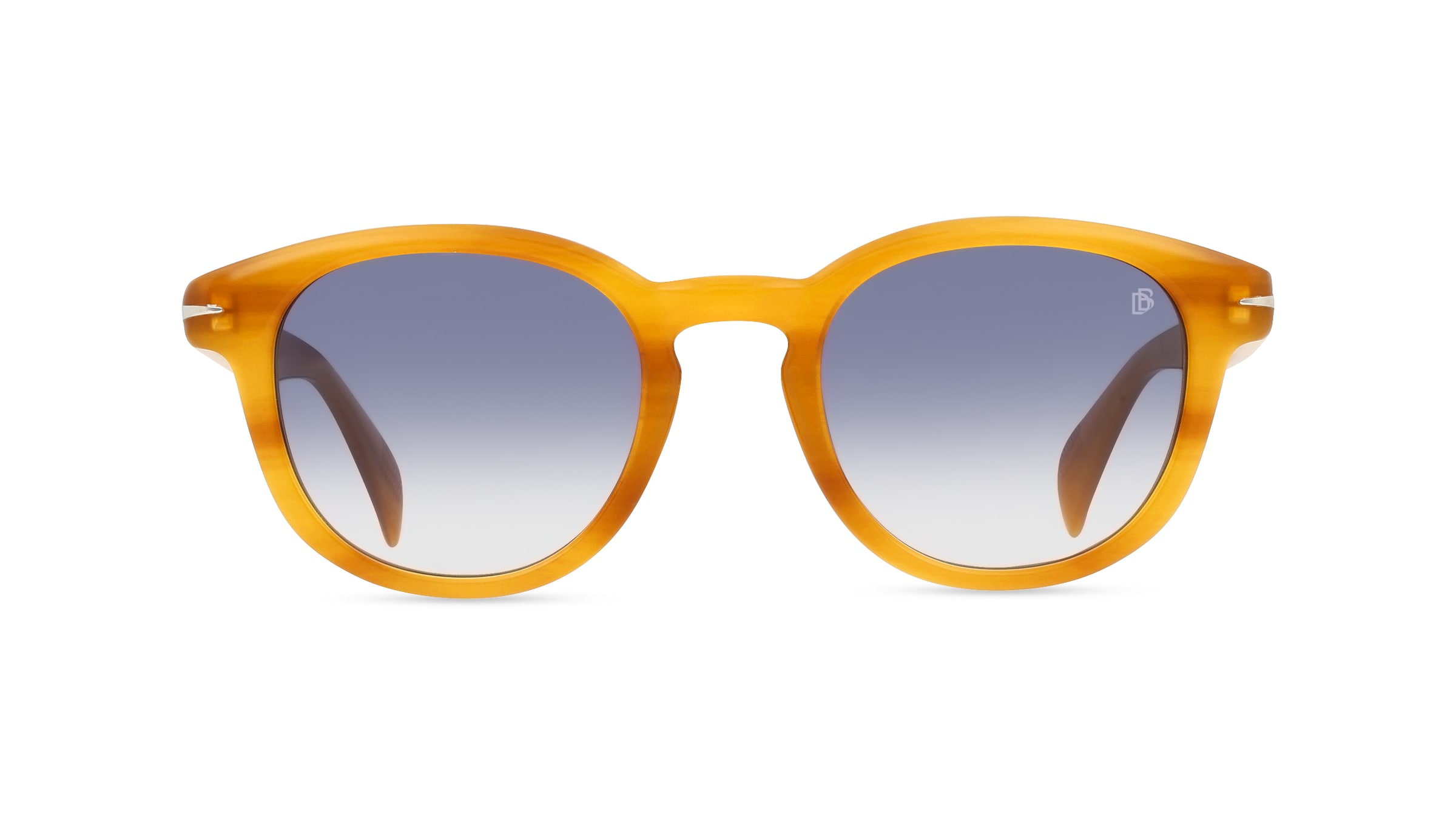 David Beckham DB 1198/S Herren-Sonnenbrille Vollrand Panto Acetat-Gestell, gelb