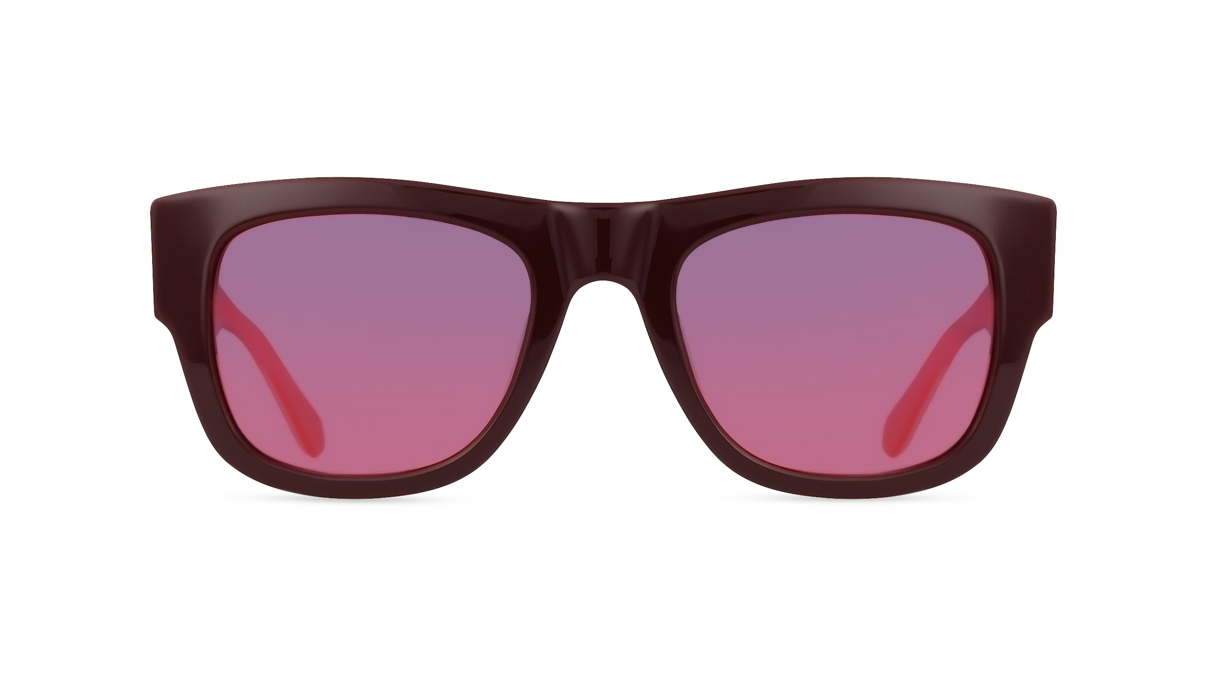 Calvin Klein CKJ22637S Herren-Sonnenbrille Vollrand Eckig Kunststoff-Gestell, rot