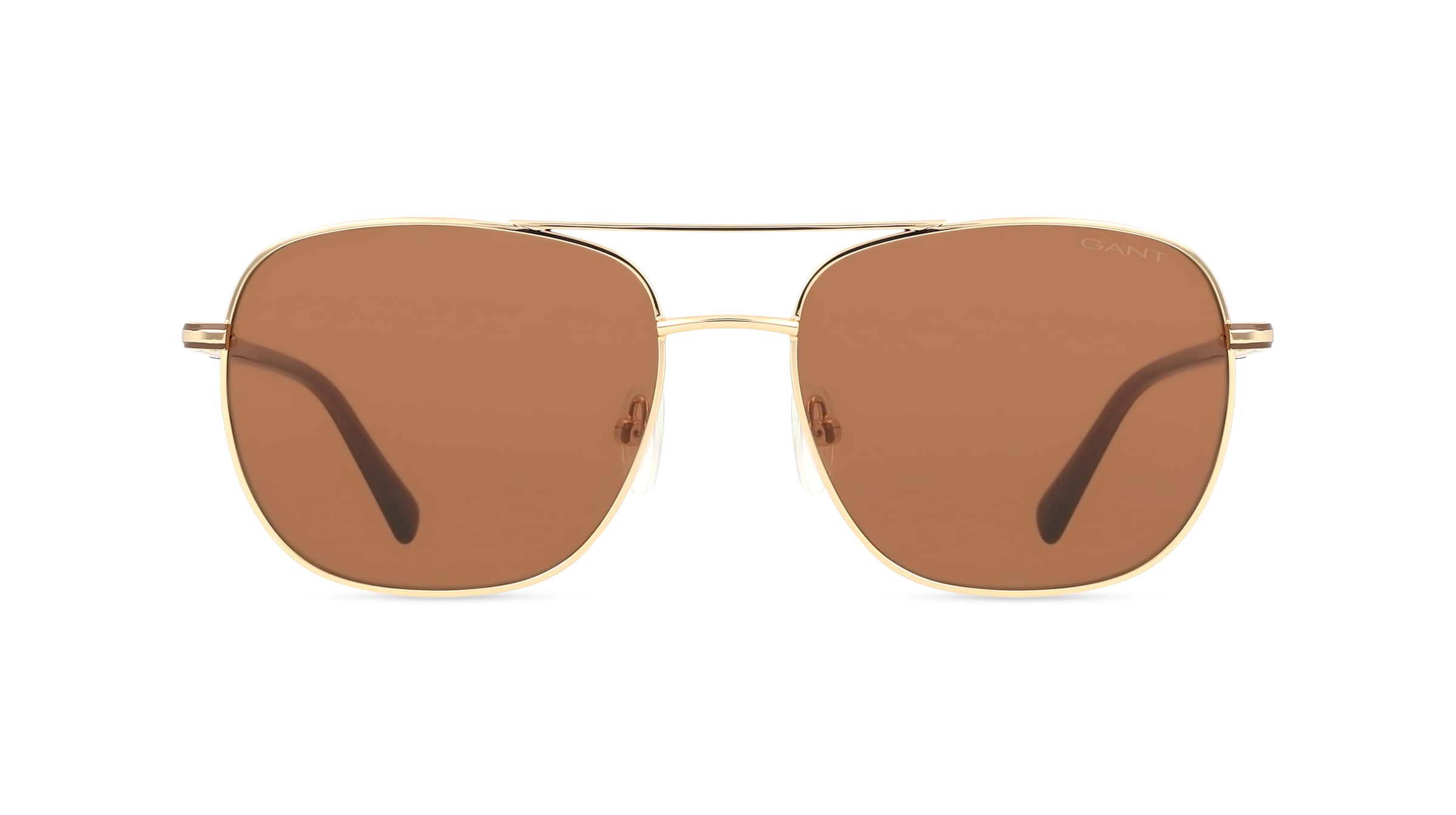 Gant GA7232 Herren-Sonnenbrille Vollrand Pilot Metall-Gestell, gold