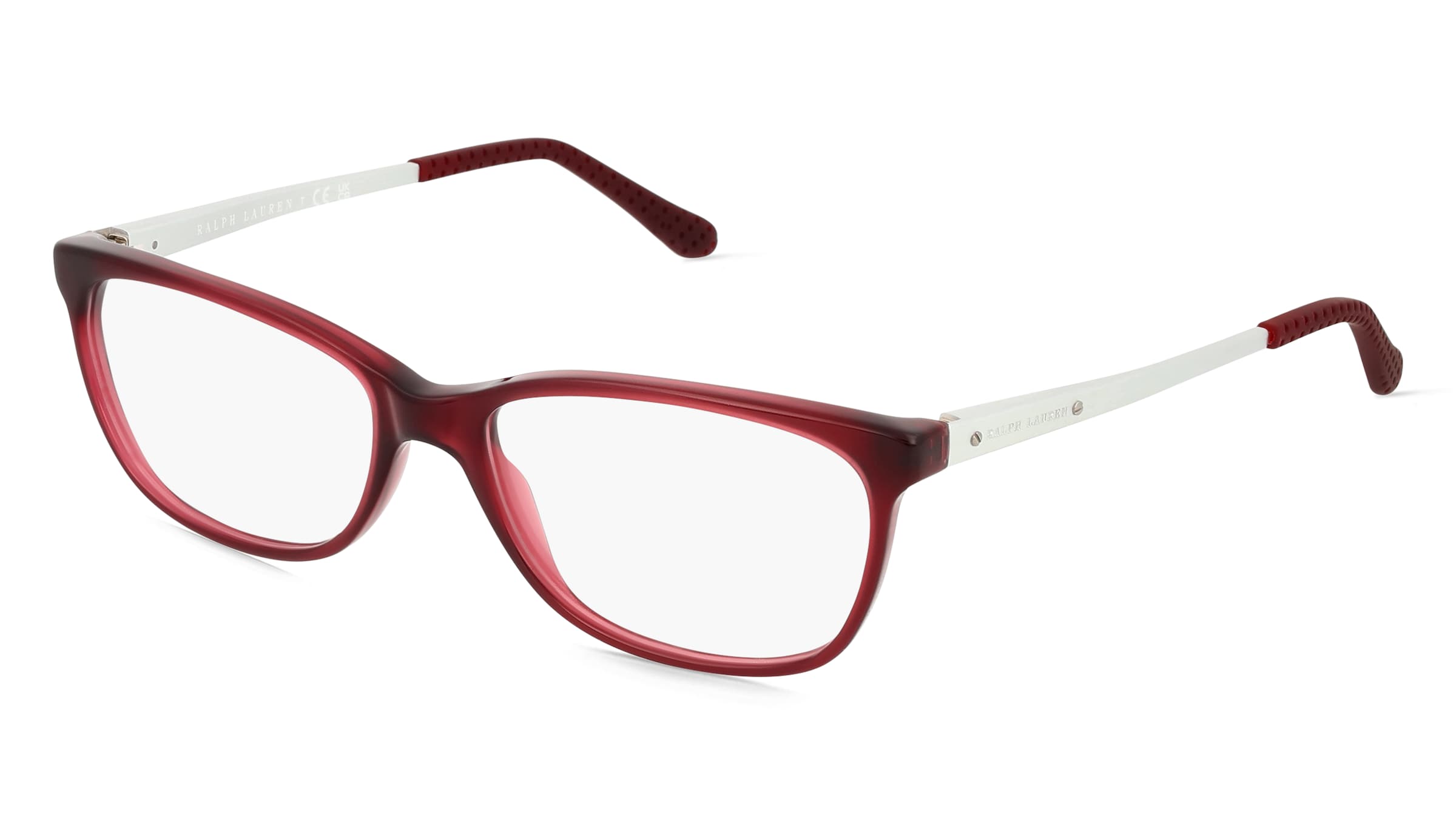 Polo Ralph Lauren RL6135 Damen-Brille inkl. Gläser Vollrand Quadratisch Acetat-Gestell 52/16/140, Rot