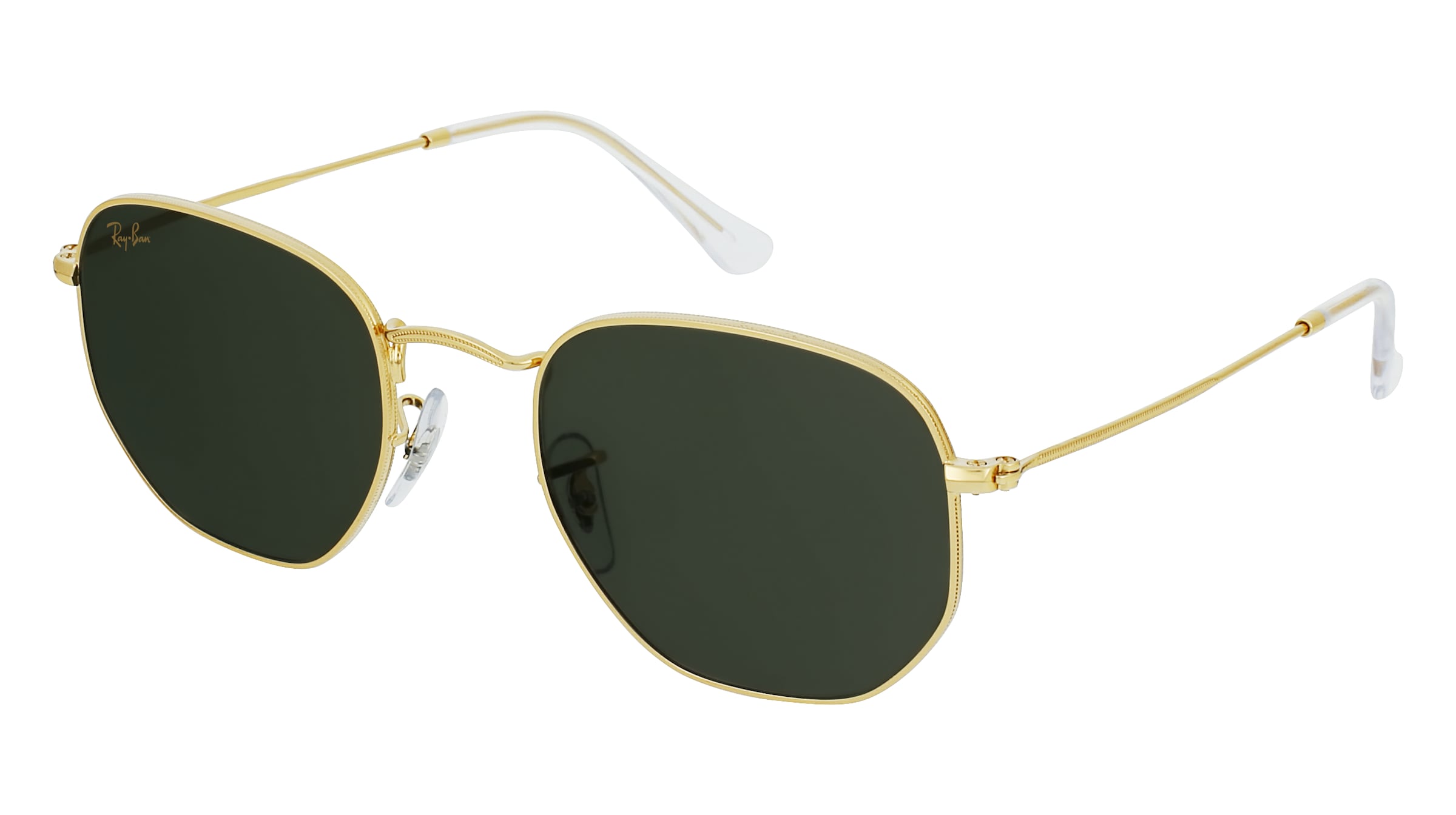Ray-Ban RB3548 Unisex-Sonnenbrille Vollrand Quadratisch Metall-Gestell, Gold