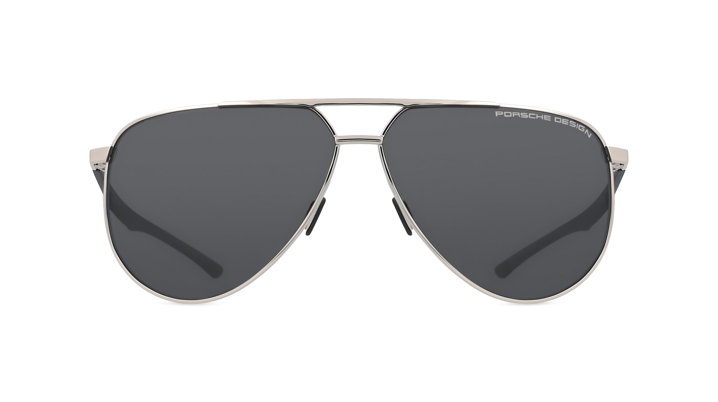 Porsche Design 8962 Herren-Sonnenbrille Vollrand Pilot Metall-Gestell, silber