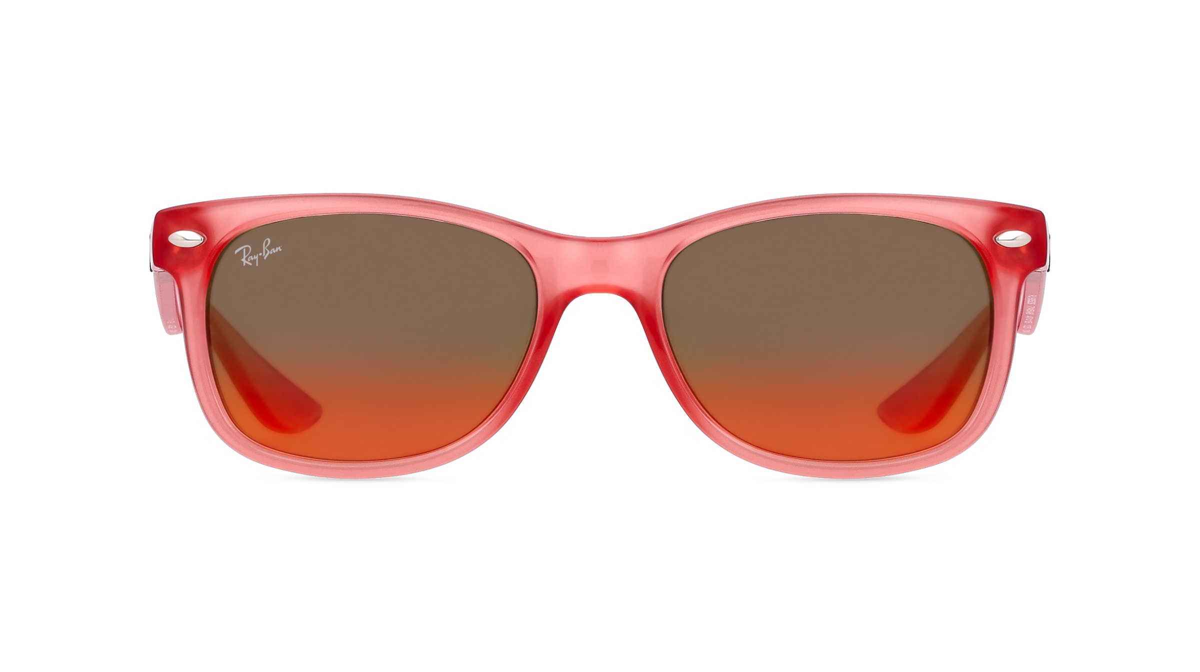 Ray-Ban Junior RJ9052S Jugend-Sonnenbrille Vollrand Eckig Kunststoff-Gestell, pink