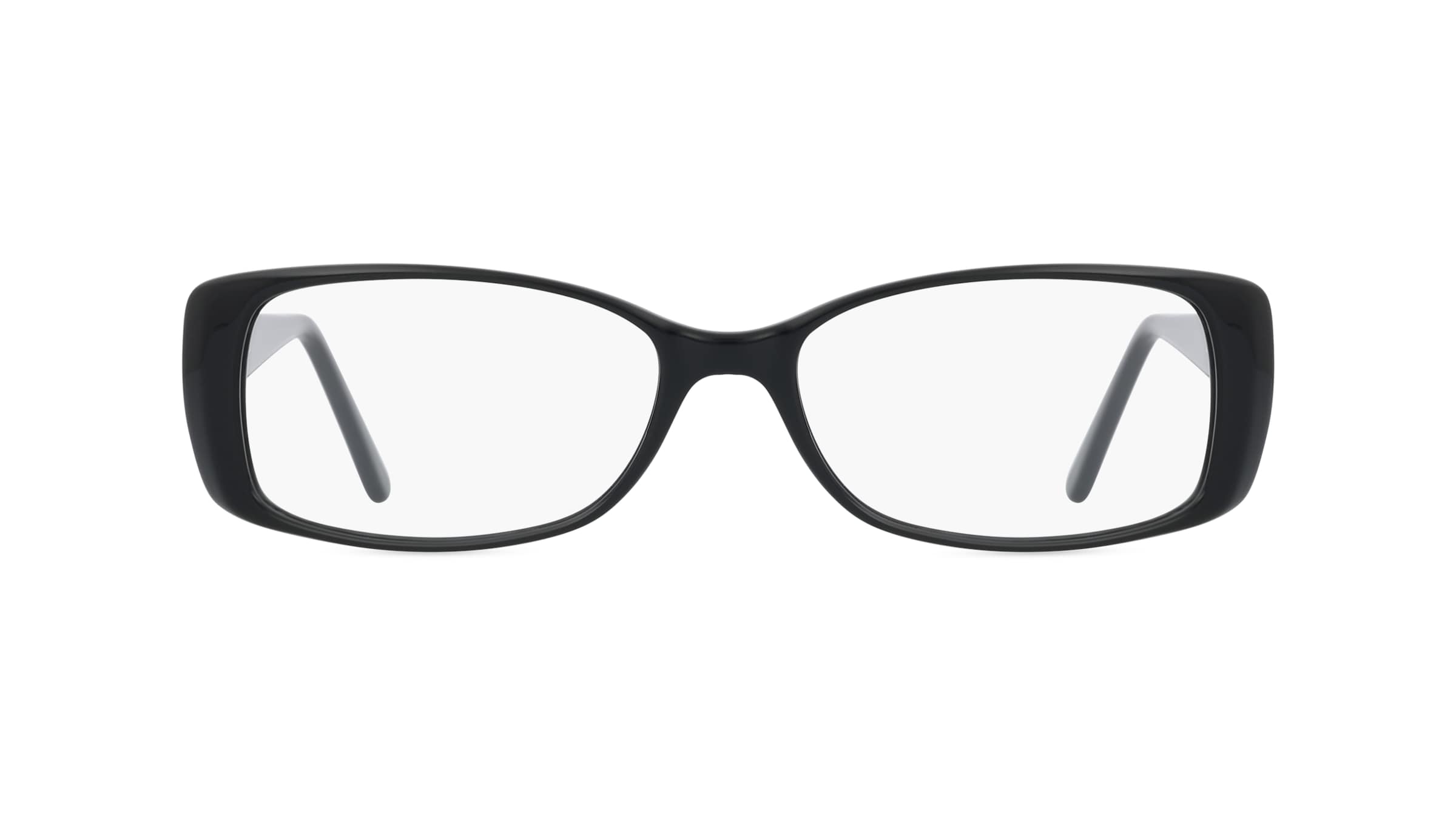 Fielmann JIL 025 CL Damen-Brille inkl. Gläser Vollrand Eckig Acetat-Gestell 54mm/16mm/135mm, Schwarz