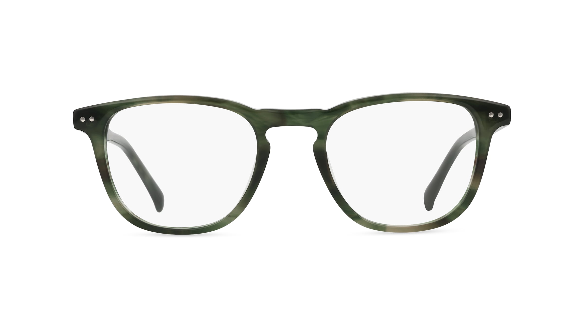 Fielmann OL 025 CL LEANDER Herren-Brille inkl. Gläser Vollrand Eckig Acetat-Gestell 49mm/20mm/145mm, Grün