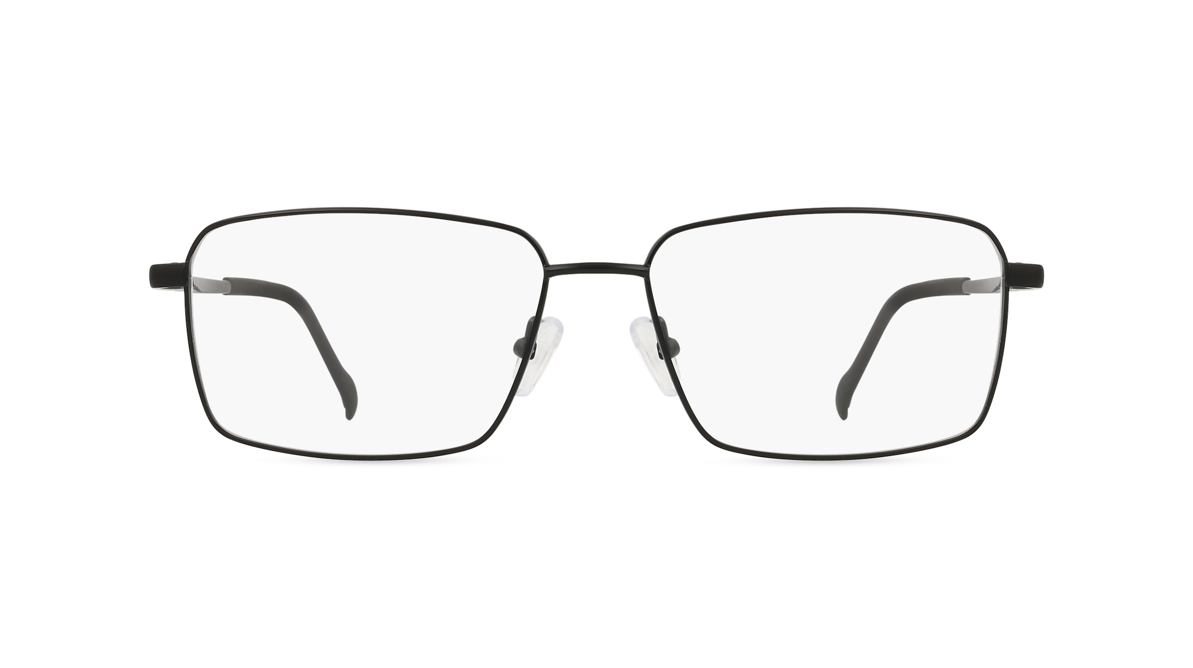 Fielmann COMFORT 129 FLEX CL Herren-Brille inkl. Gläser Vollrand Eckig Titan-Gestell 59mm/16mm/145mm, schwarz