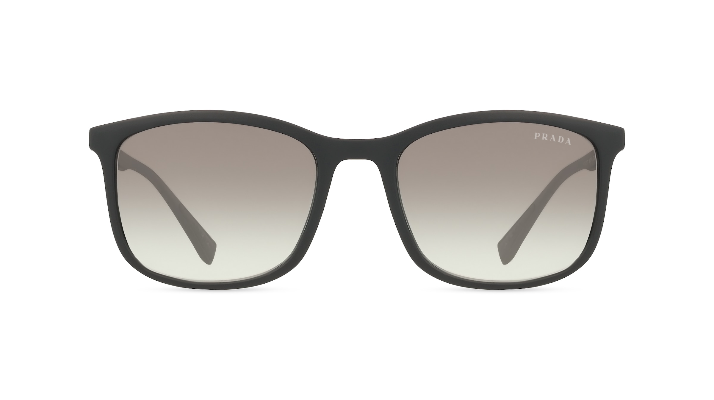 Prada Linea Rossa PS01TS Herren-Sonnenbrille Vollrand Rectangular Kunststoff-Gestell, schwarz