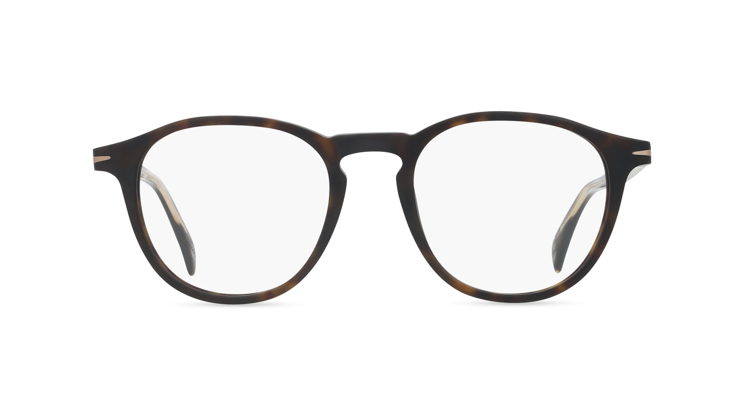 David Beckham DB 1018 Herren-Brille inkl. Gläser Vollrand Panto Acetat-Gestell 49/20/150, braun