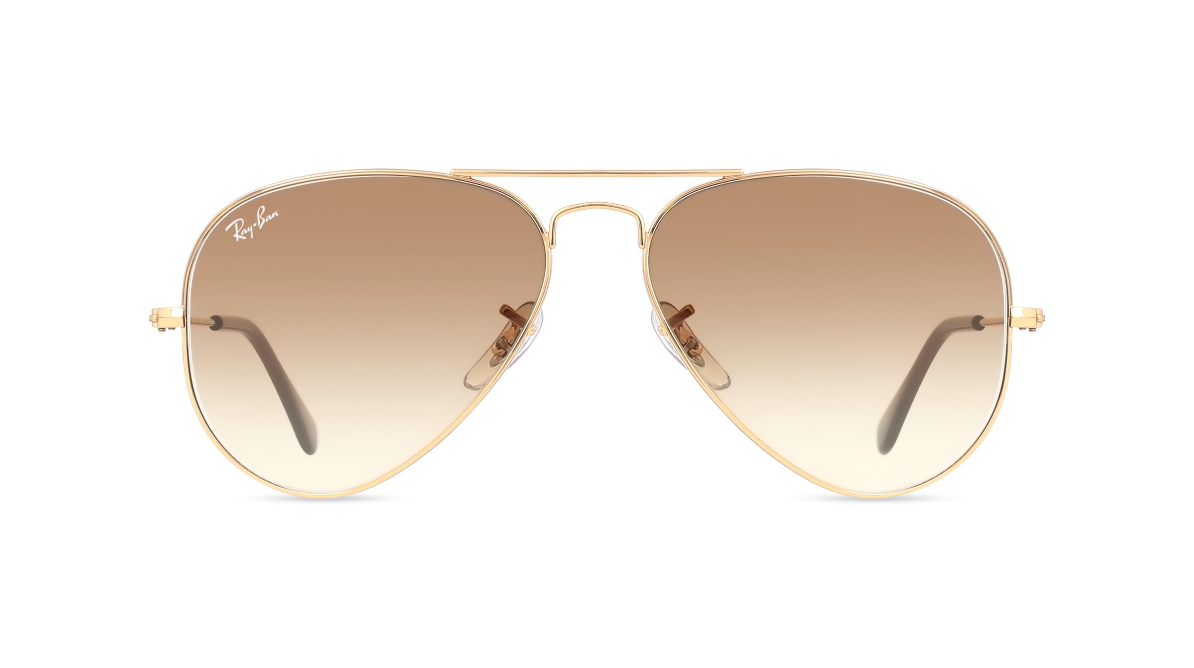 Ray-Ban RB 3025 AVIATOR Unisex-Sonnenbrille Vollrand Pilot Metall-Gestell, gold