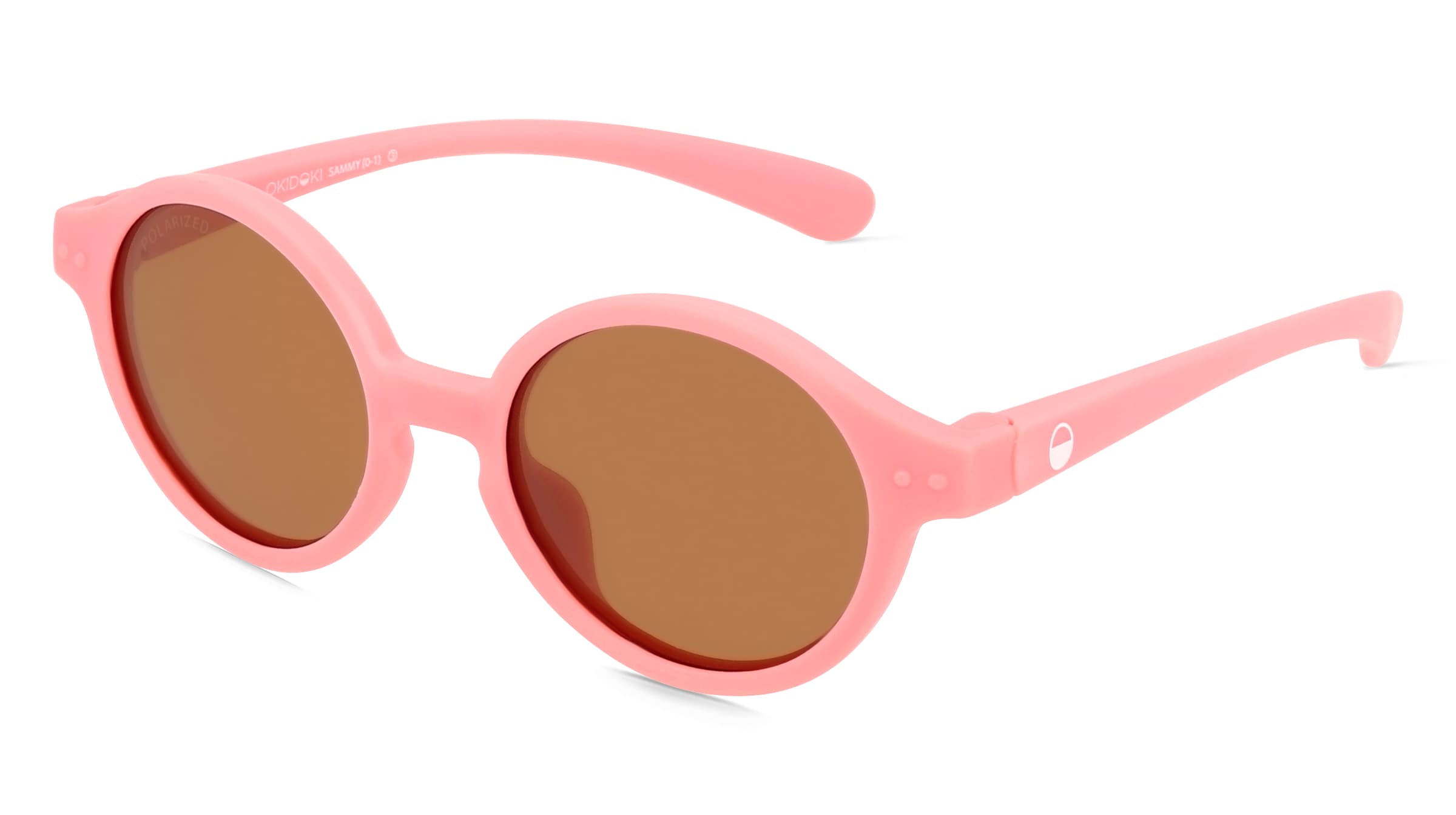OKIDOKI SAMMY SUN BABY (0-1) Baby-Sonnenbrille Vollrand Panto Kunststoff-Gestell, Pink