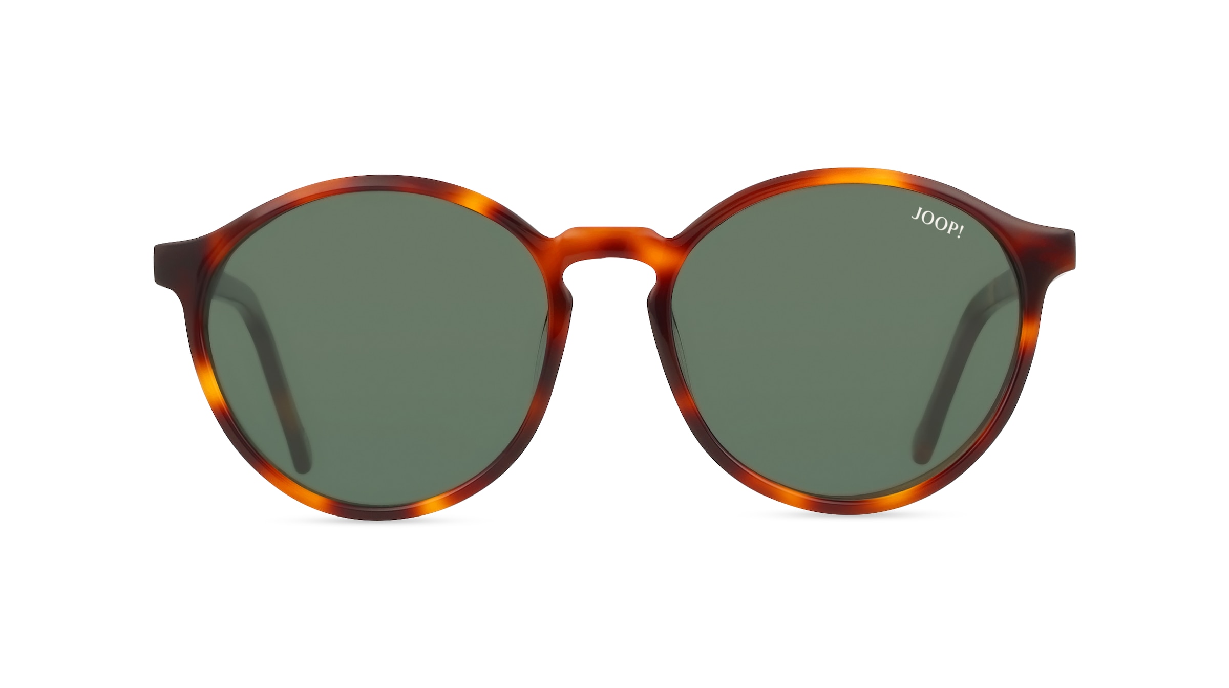 JOOP! JP 7106 Unisex-Sonnenbrille Vollrand Rund Acetat-Gestell, braun