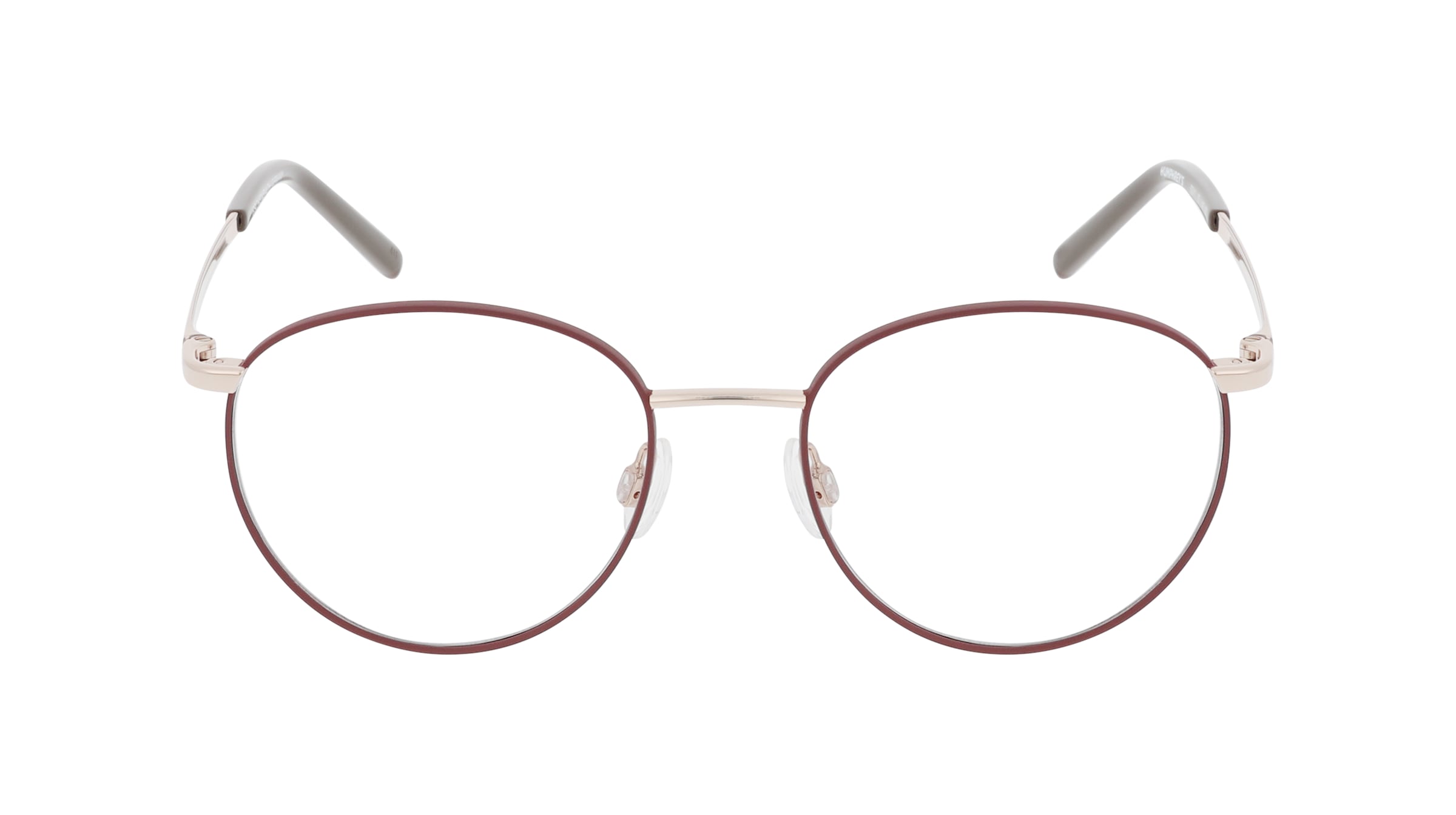 HUMPHREY’S eyewear 582411 Damen-Brille inkl. Gläser Vollrand Panto Metall-Gestell 49mm/18mm/140mm, Gold