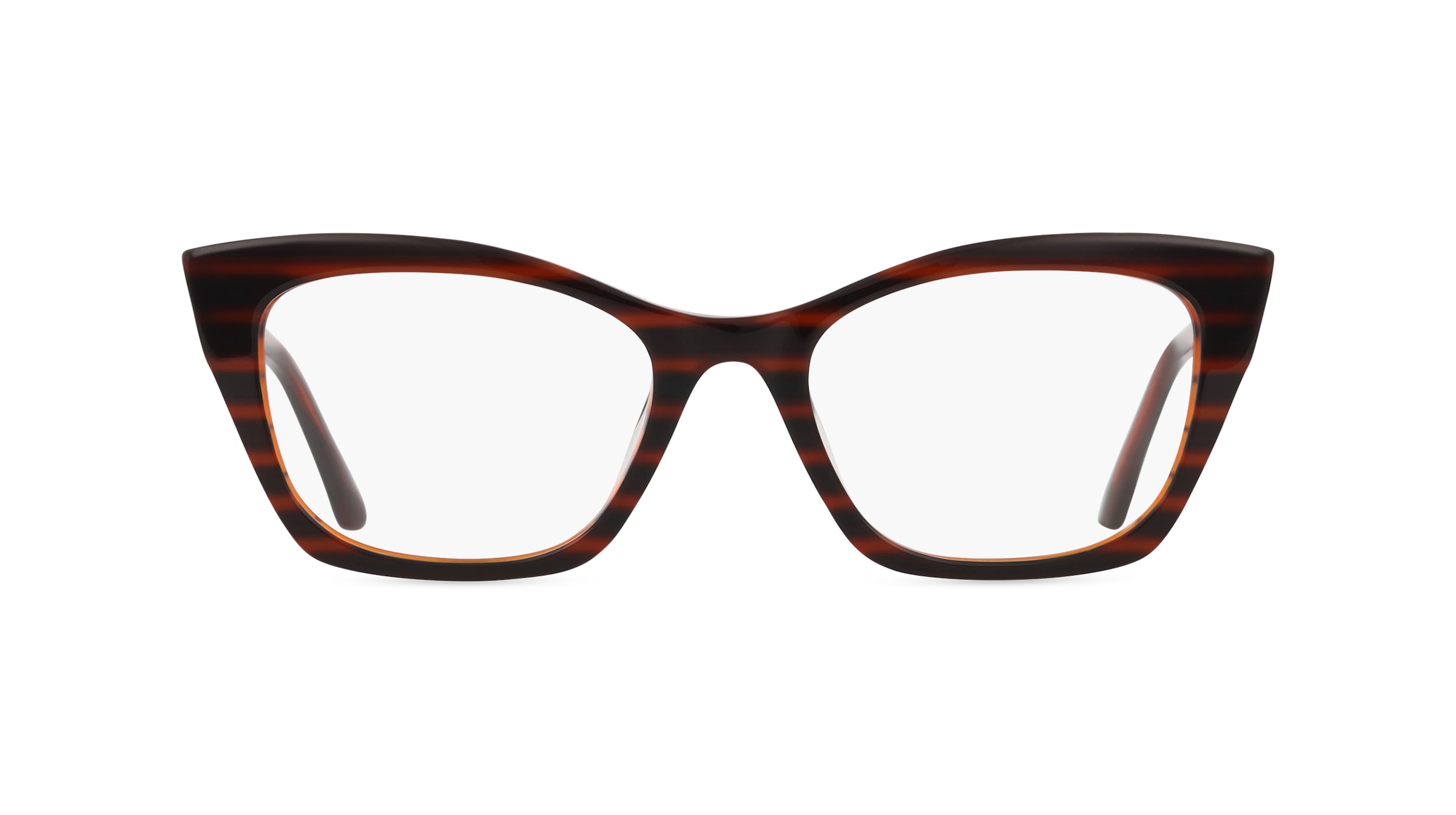 Karl Lagerfeld KL6134 Unisex-Brille inkl. Gläser Vollrand Cateye Acetat-Gestell 52mm/19mm/140mm, braun