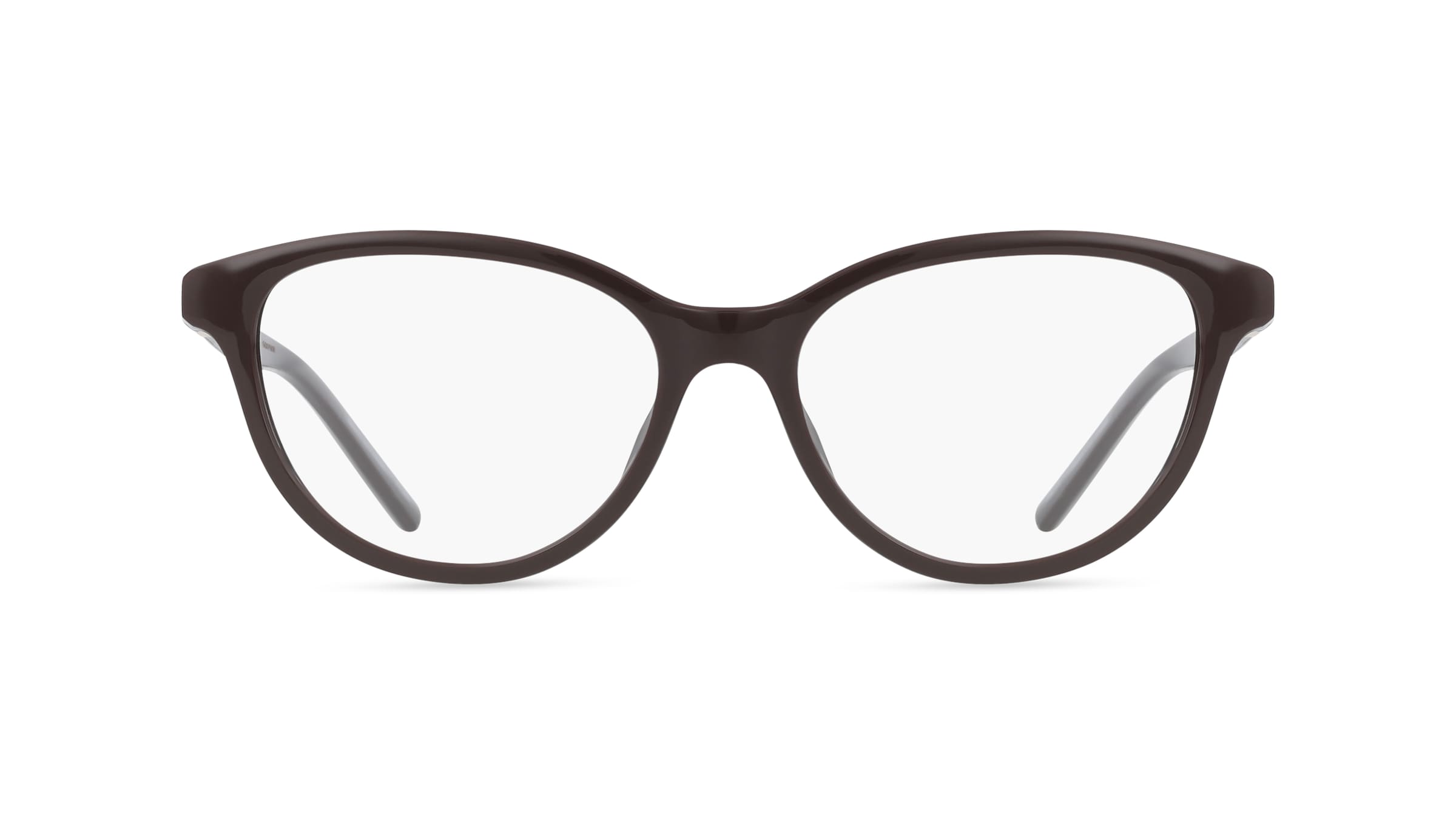 Emporio Armani AX3138U Damen-Brille inkl. Gläser Vollrand Cat Eye Kunststoff-Gestell 54/16/140, braun